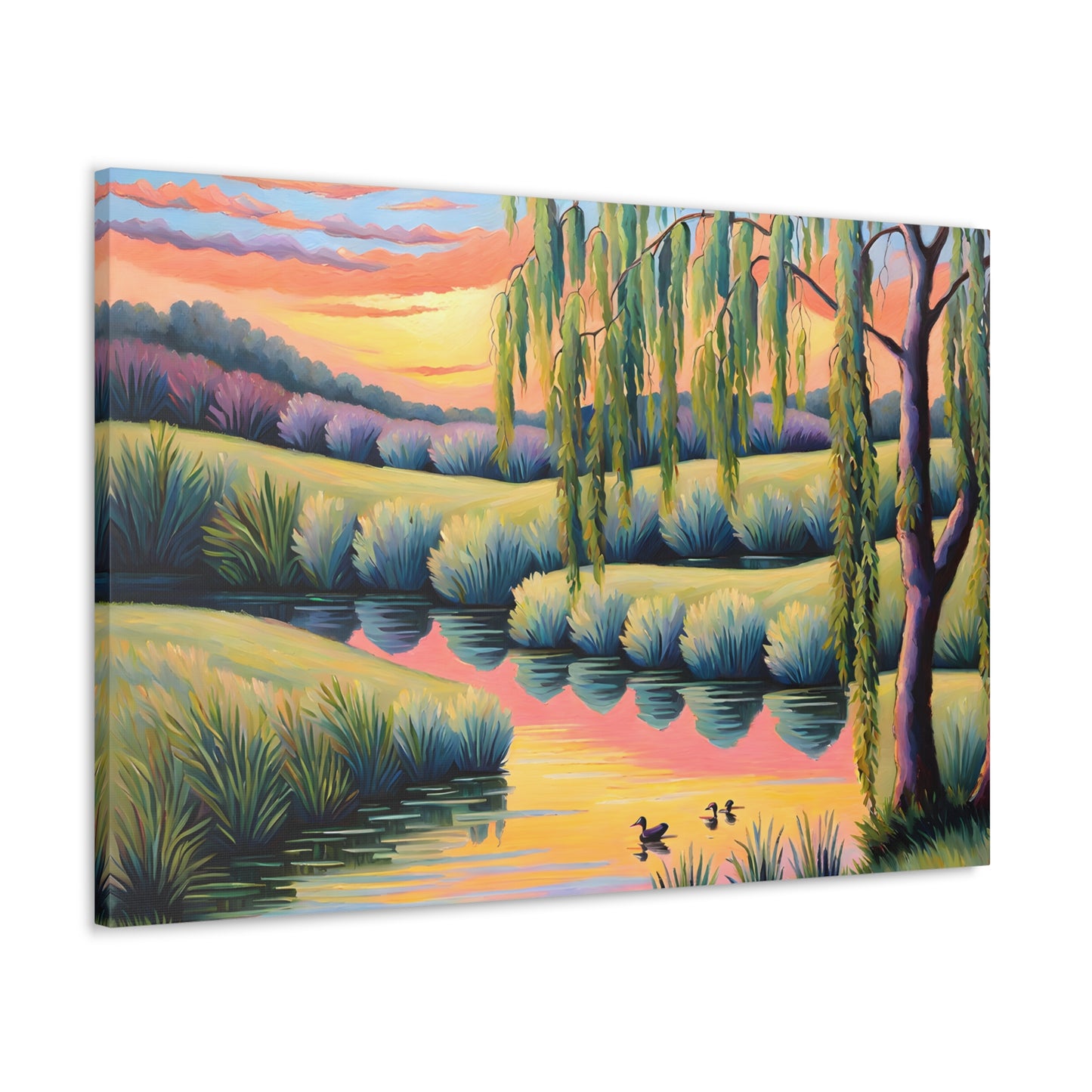 Tranquil Horizon: Classic Oil Painting Wall Décor