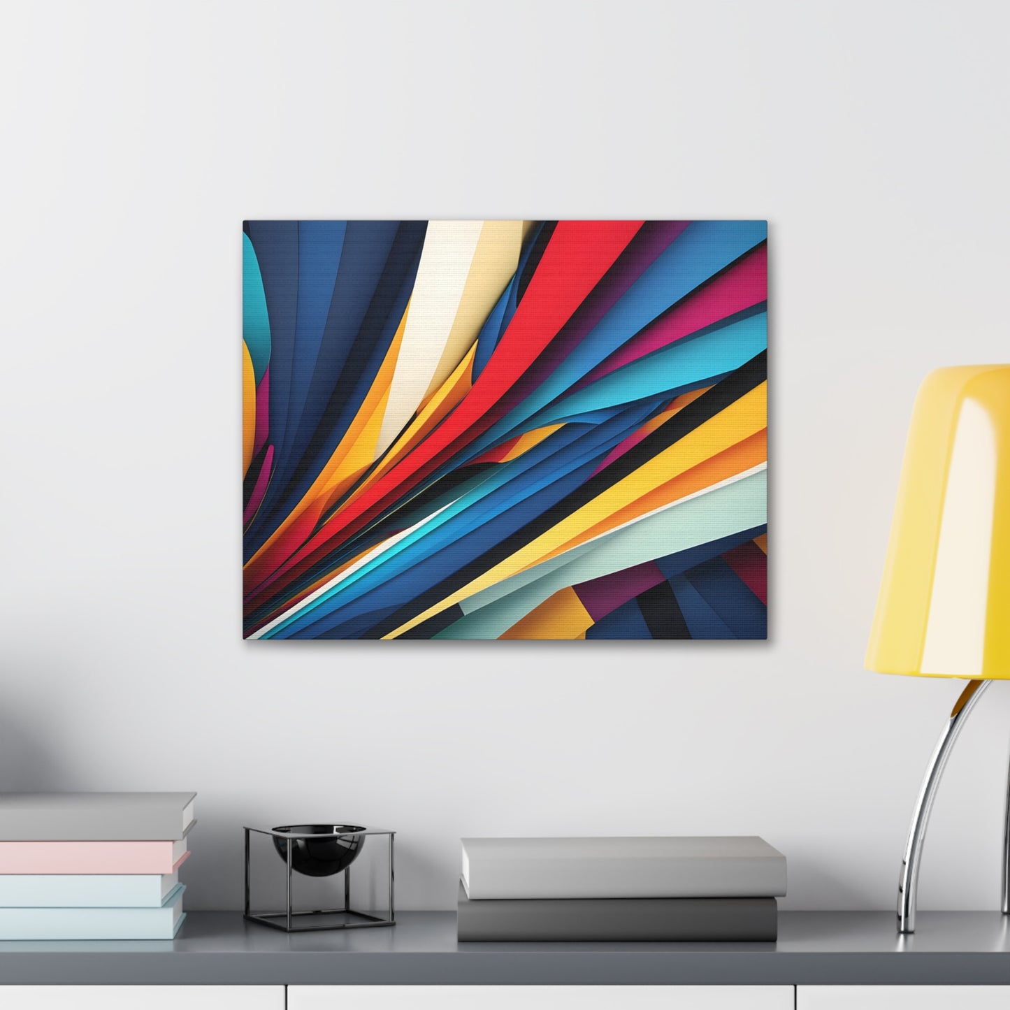 Eclipsed Waves: Abstract Wall Décor