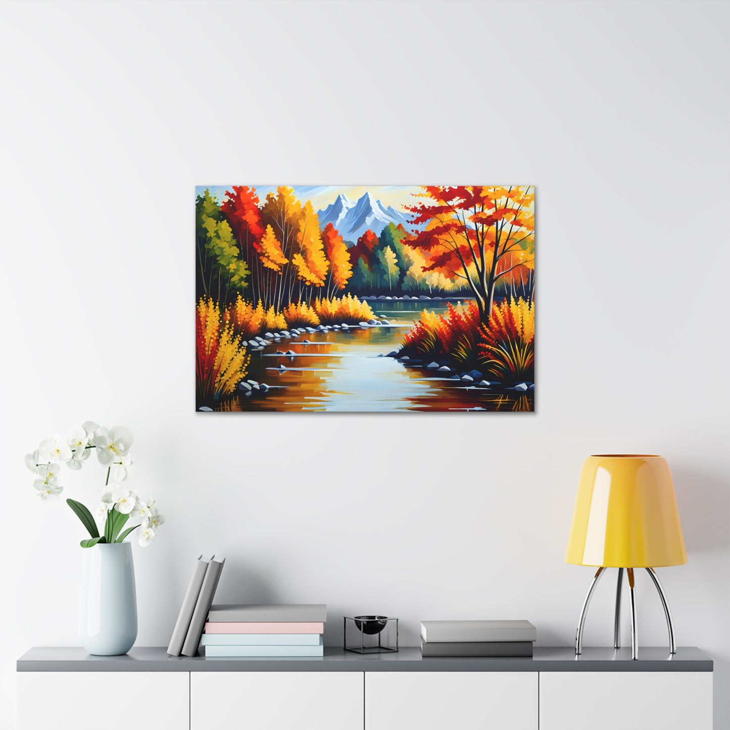 Autumn Hues: Classic Oil Painting Wall Décor