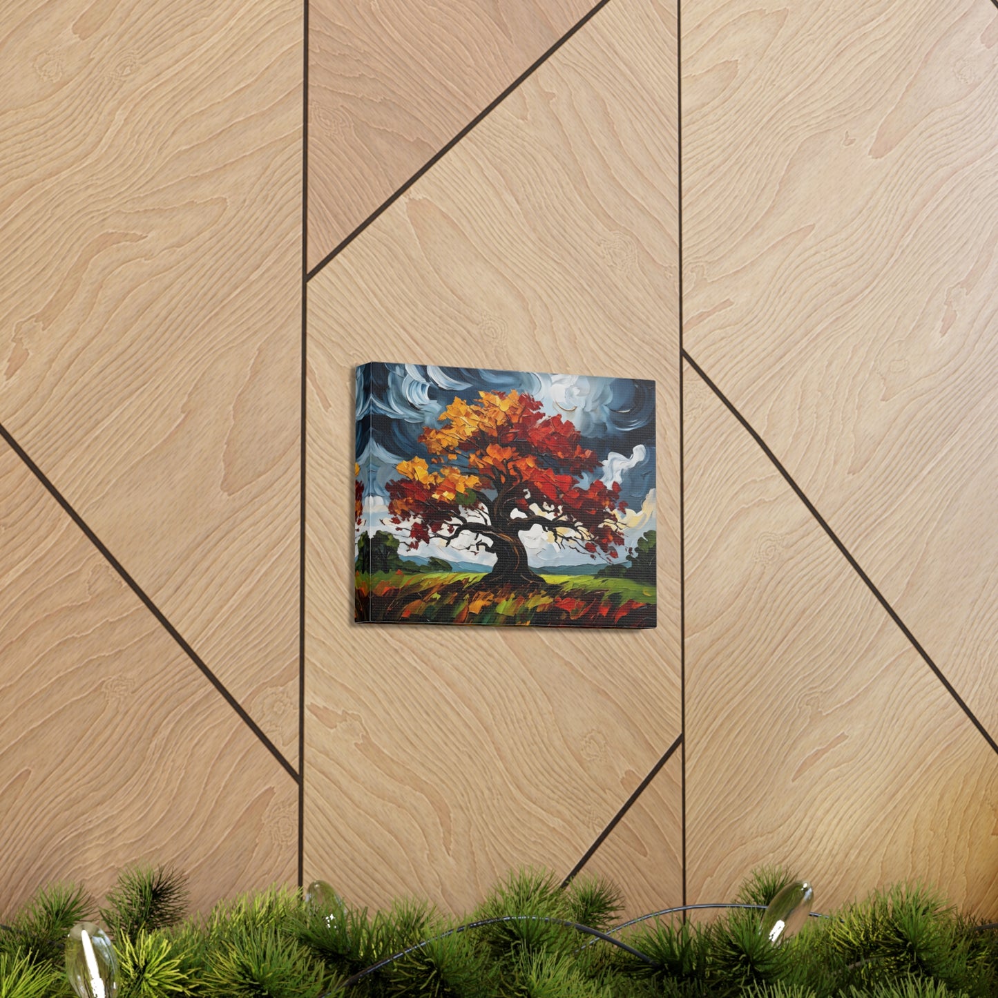 Autumn Rhapsody: Classic Oil Painting Wall Décor