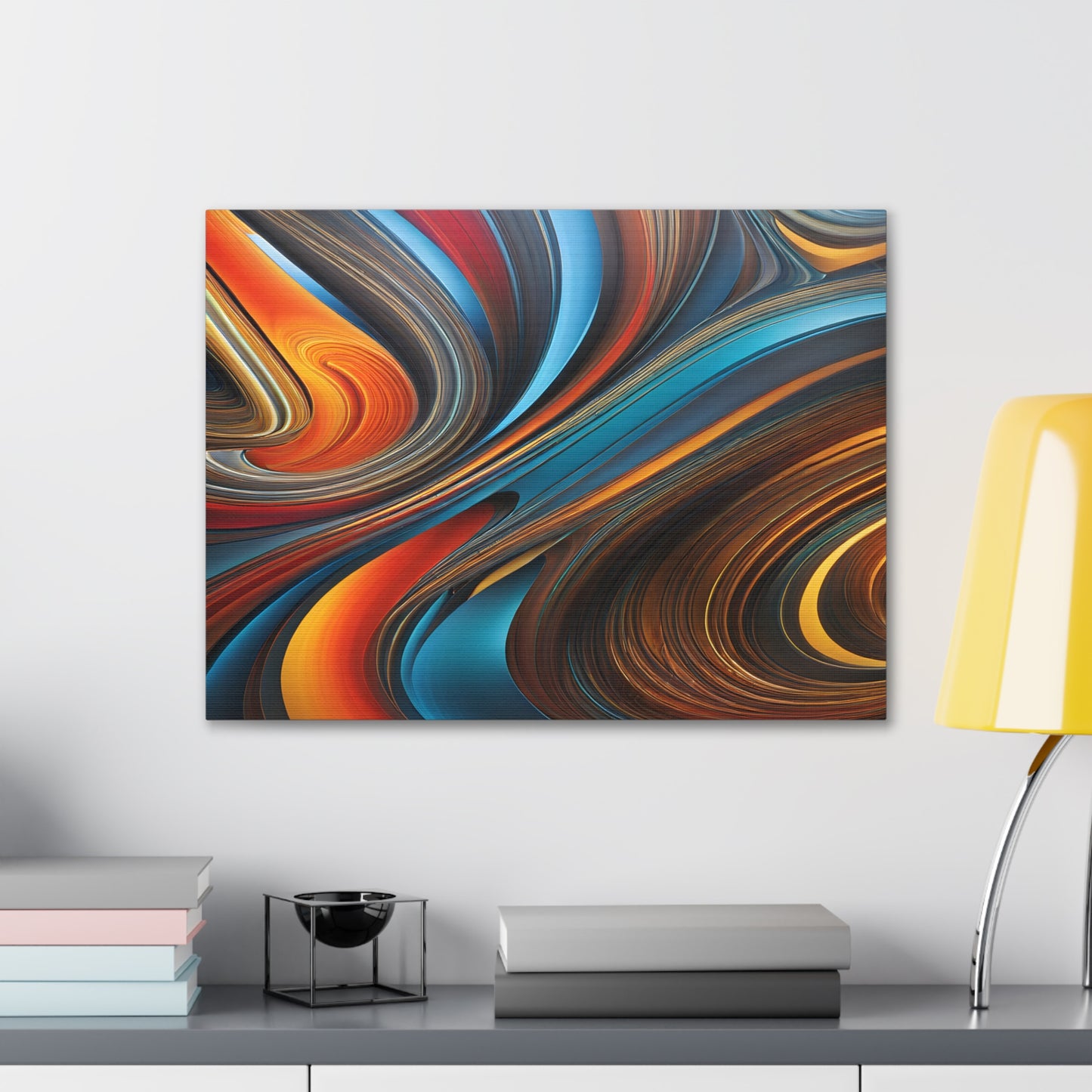 Enigmatic Waves: Abstract Wall Décor