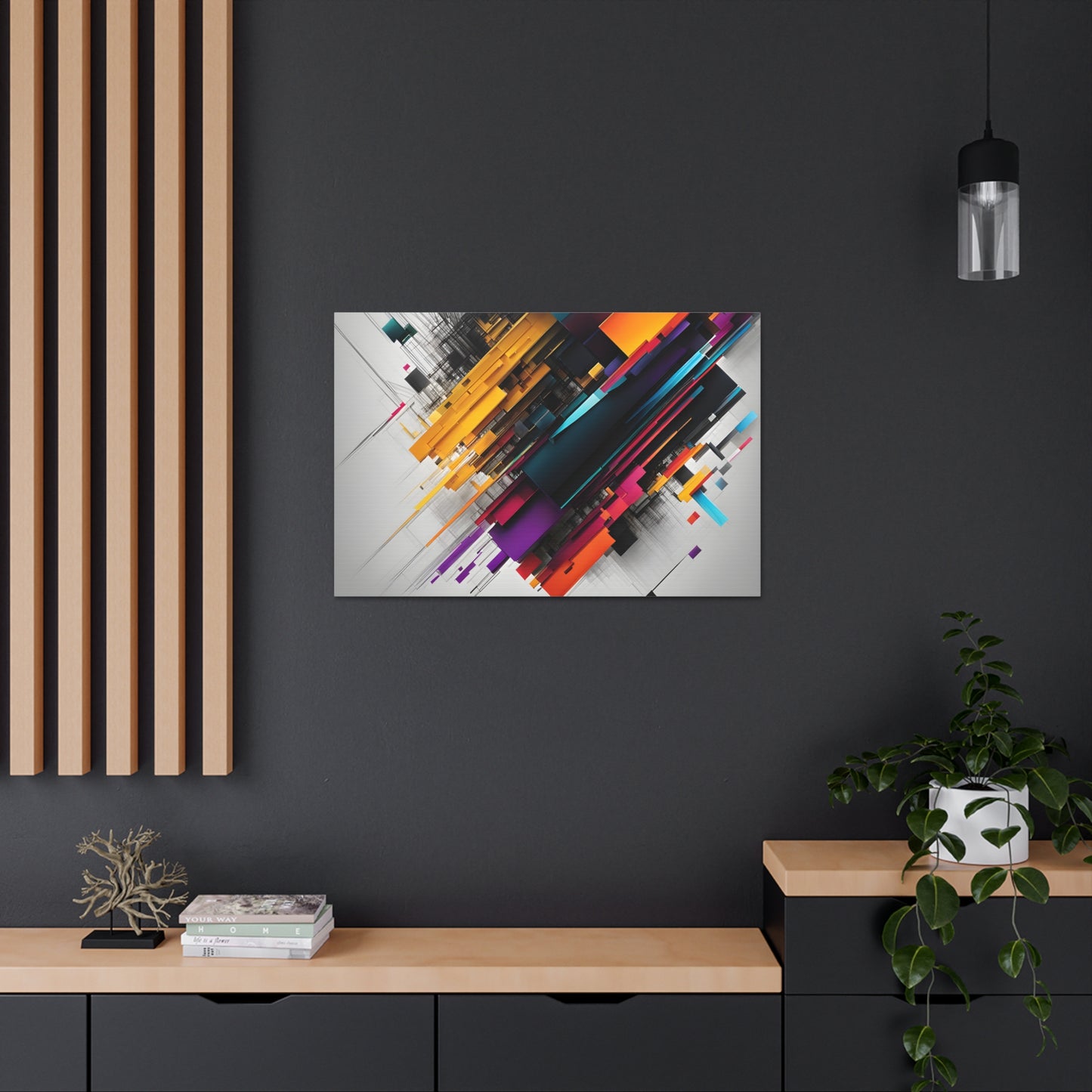 Chromatic Flow: Abstract Wall Décor