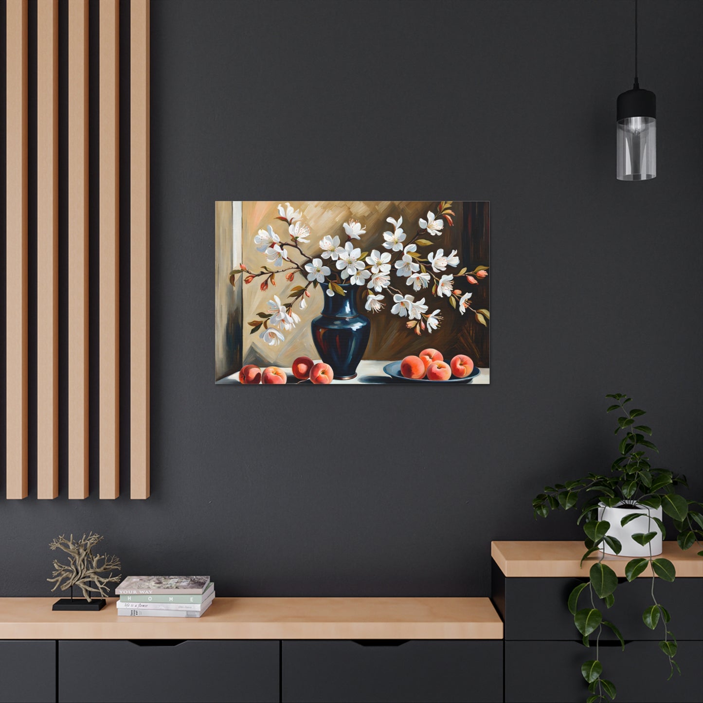 Golden Orchard: Classic Oil Painting Wall Décor