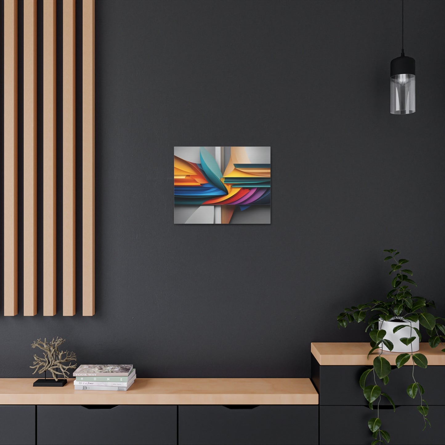 Silken Waves: Abstract Wall Décor