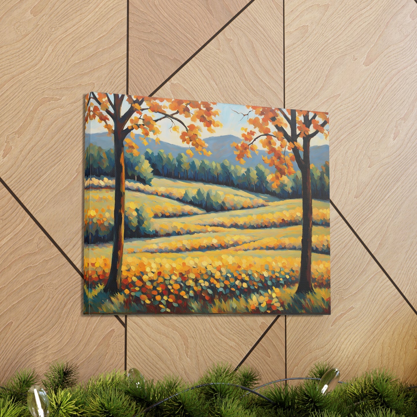 Whispering Valley: Classic Oil Painting Wall Décor