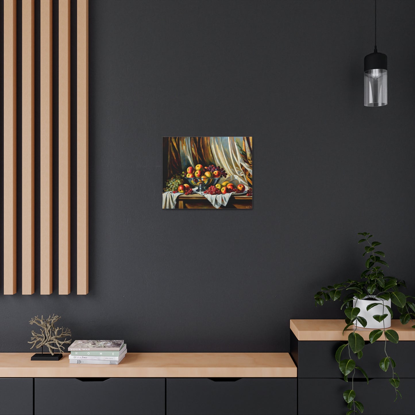 Calming Table: Classic Oil Painting Wall Décor