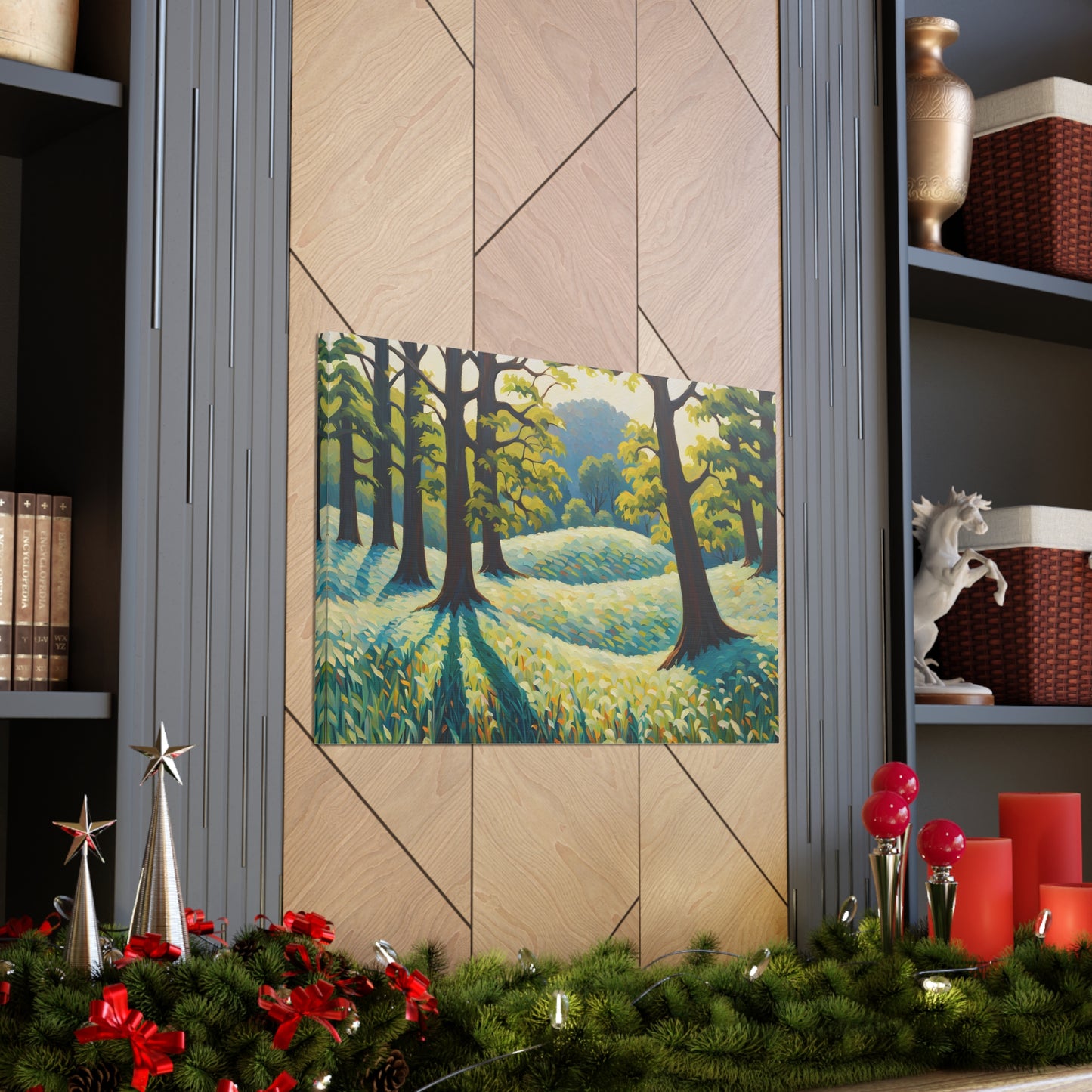 Forest Sanctuary: Classic Oil Painting Wall Décor