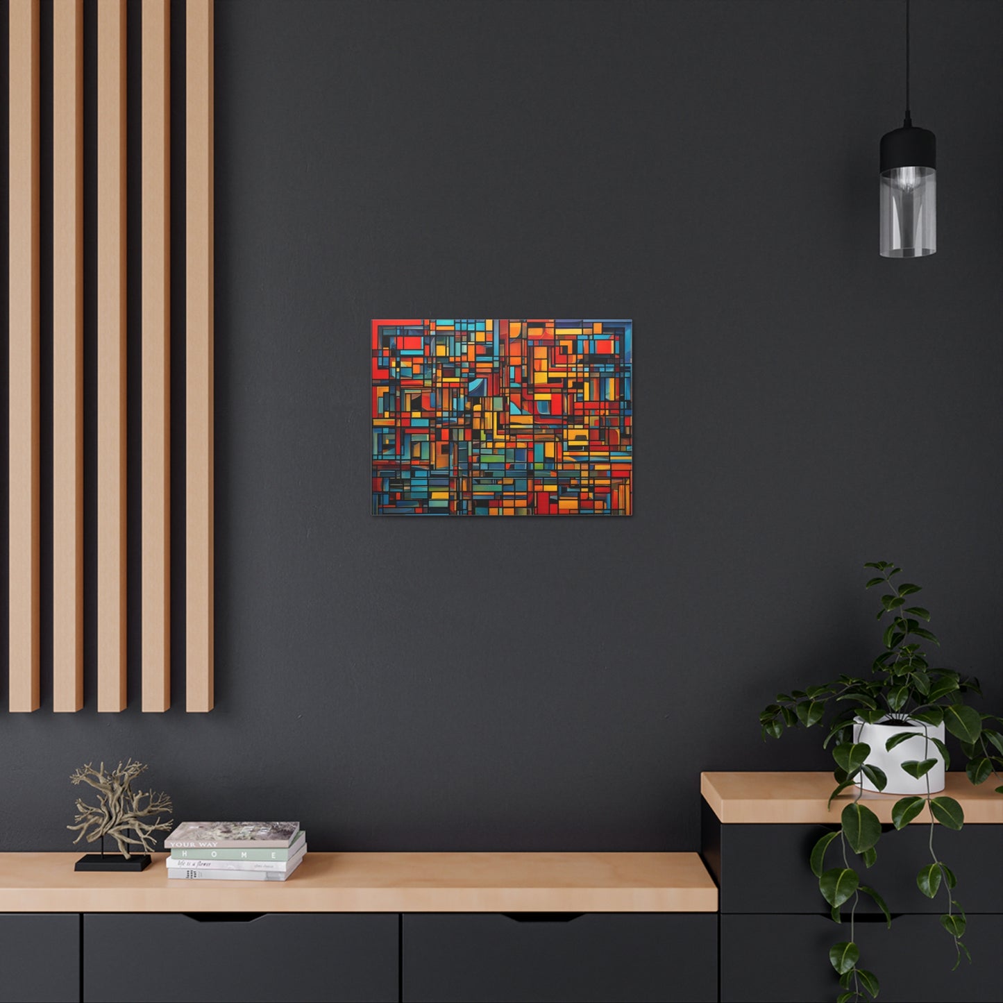 Chromatic Field: Abstract Wall Décor