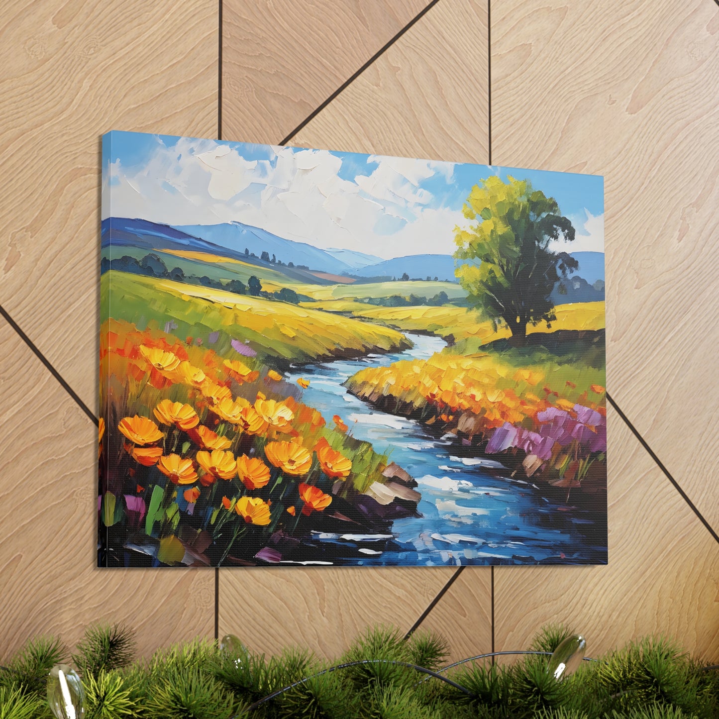 Radiant Garden: Classic Oil Painting Wall Décor