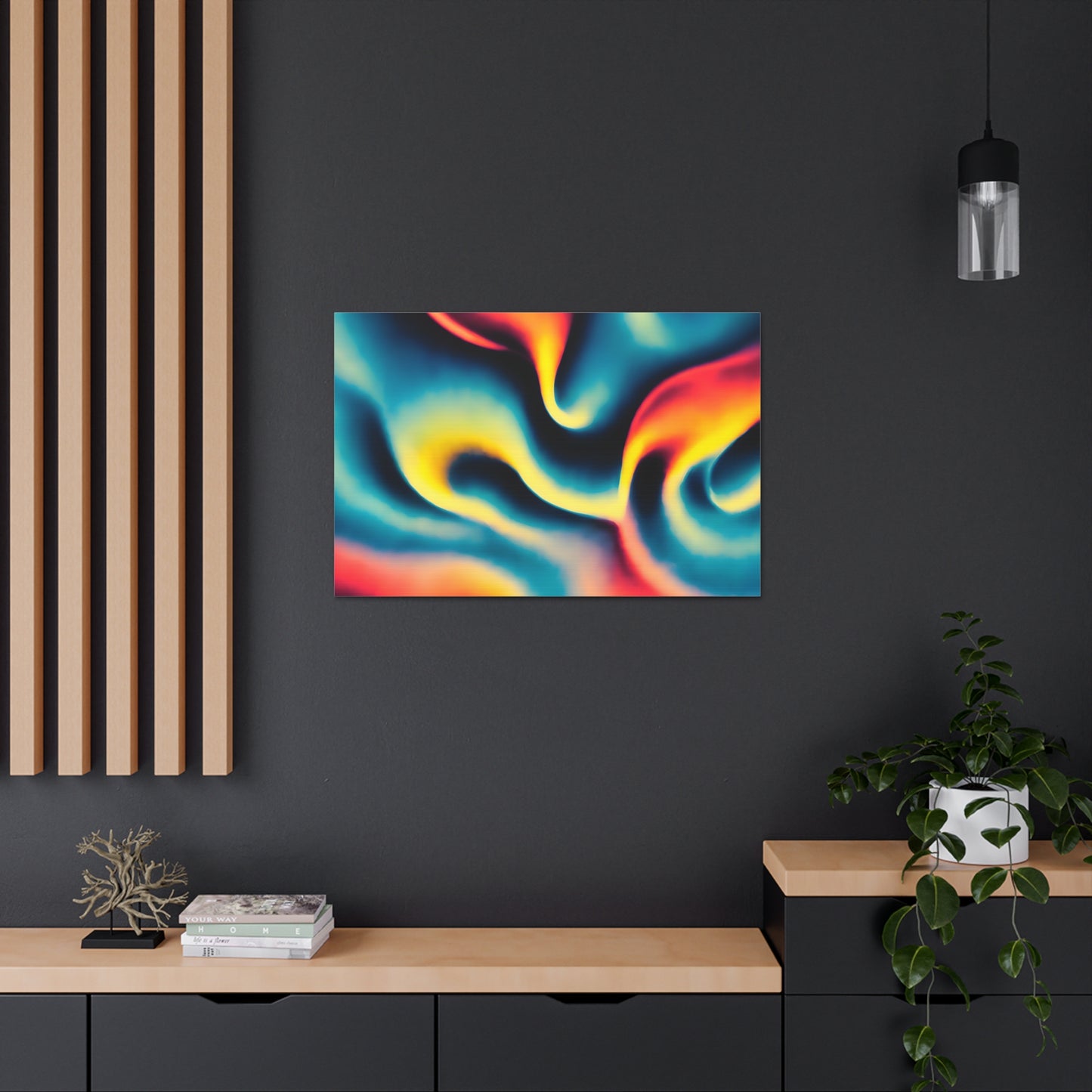 Trippy Bliss: Abstract Colors Wall Décor