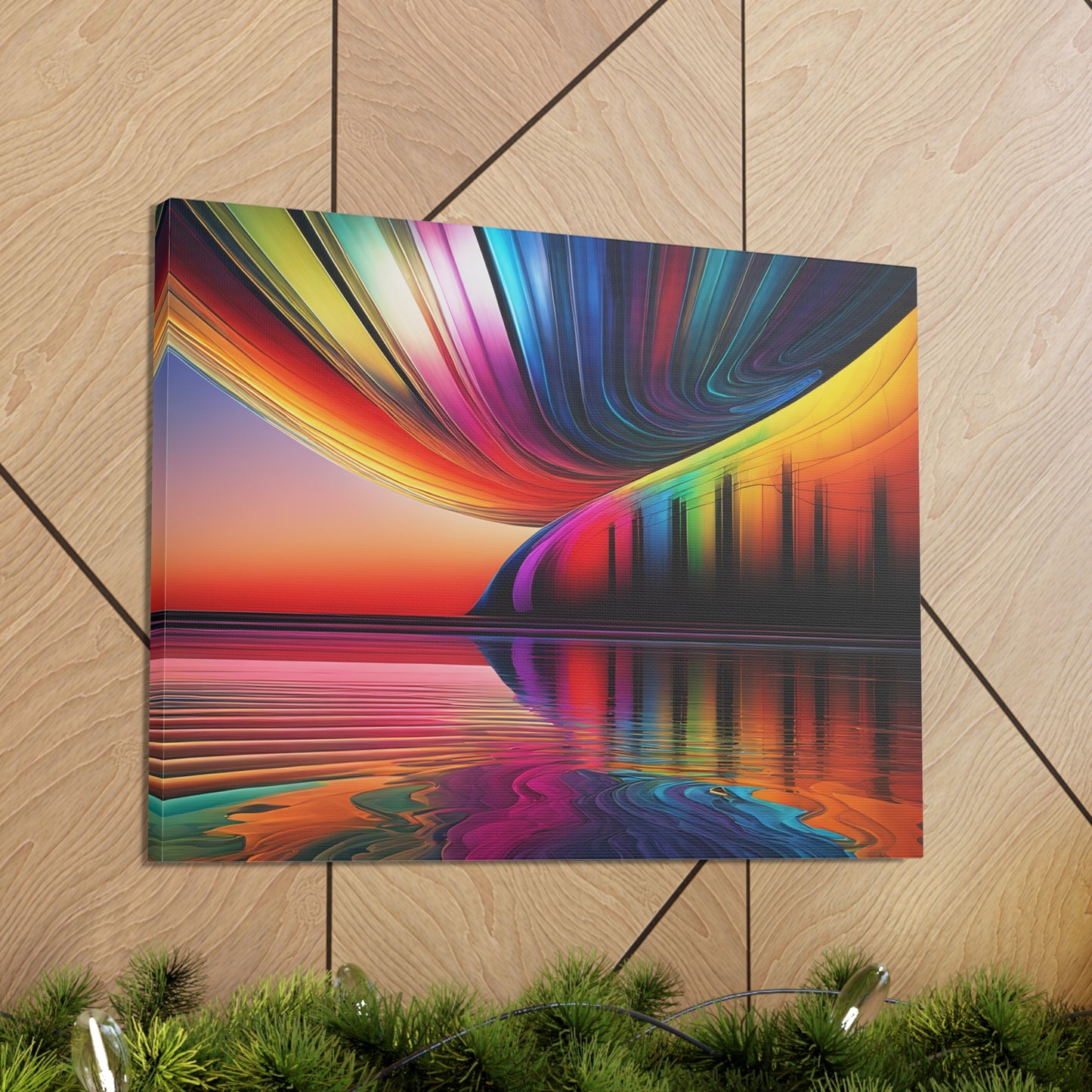 Rippled Silence: Abstract Wall Décor