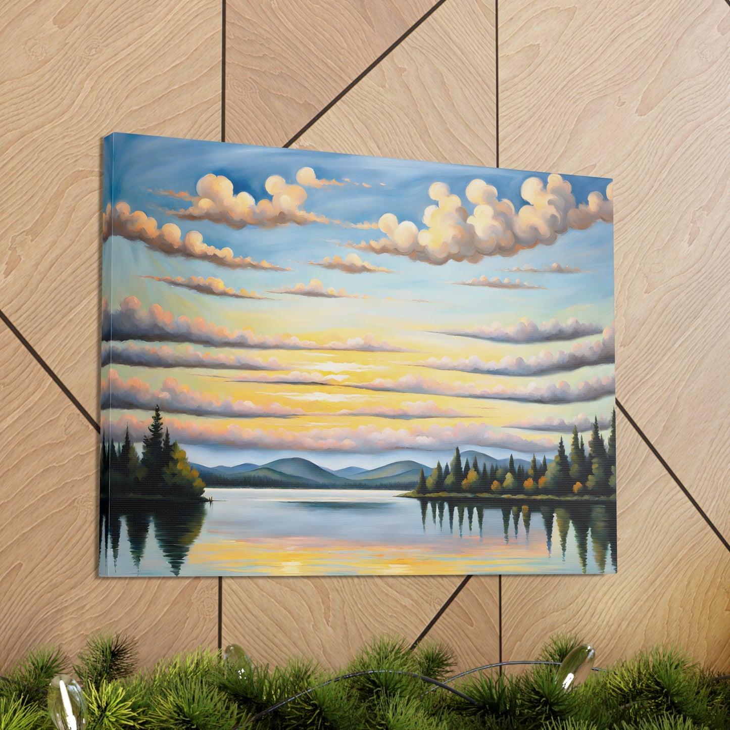 Sunset Ridge: Classic Oil Painting Wall Décor