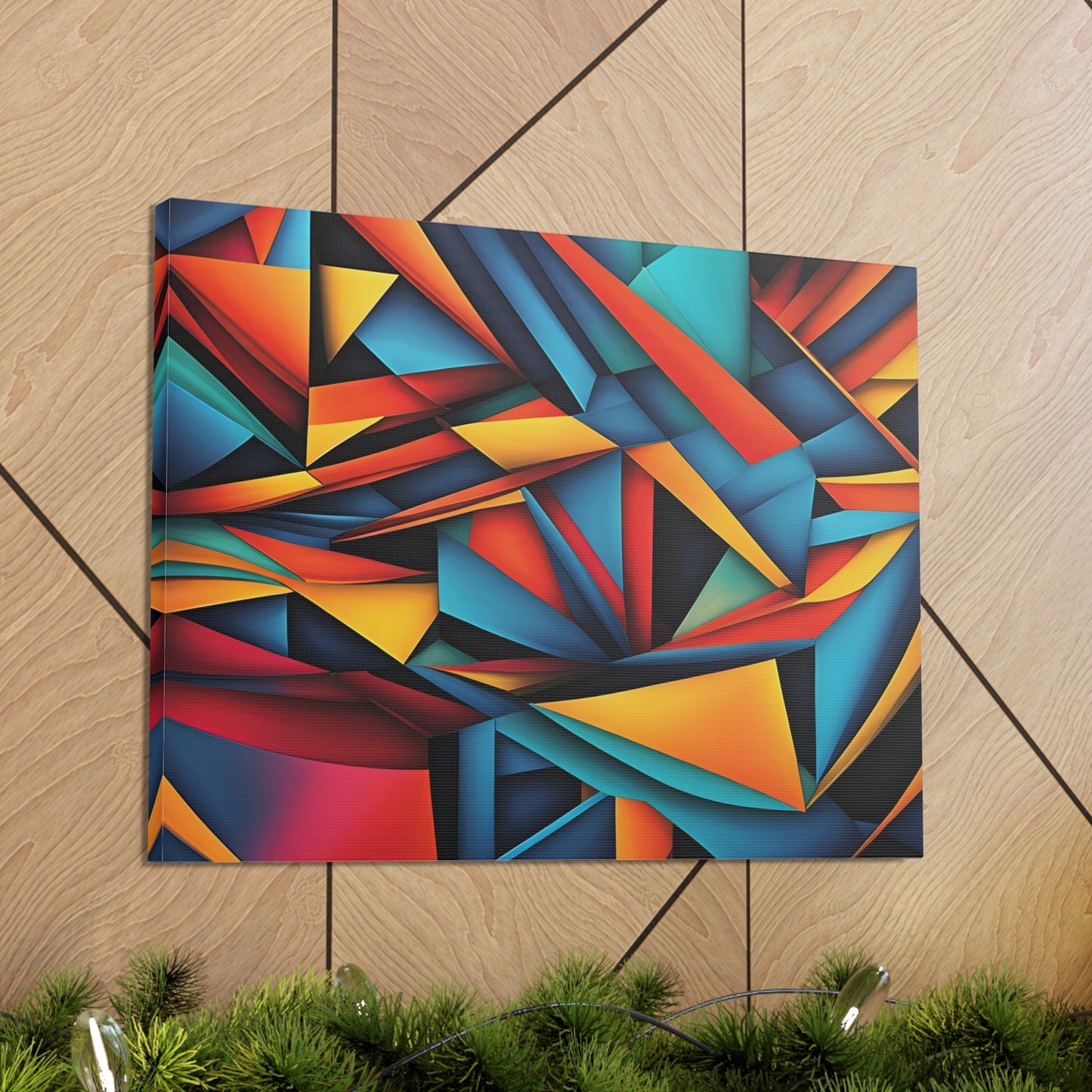 Luminous Reflections: Abstract Wall Décor