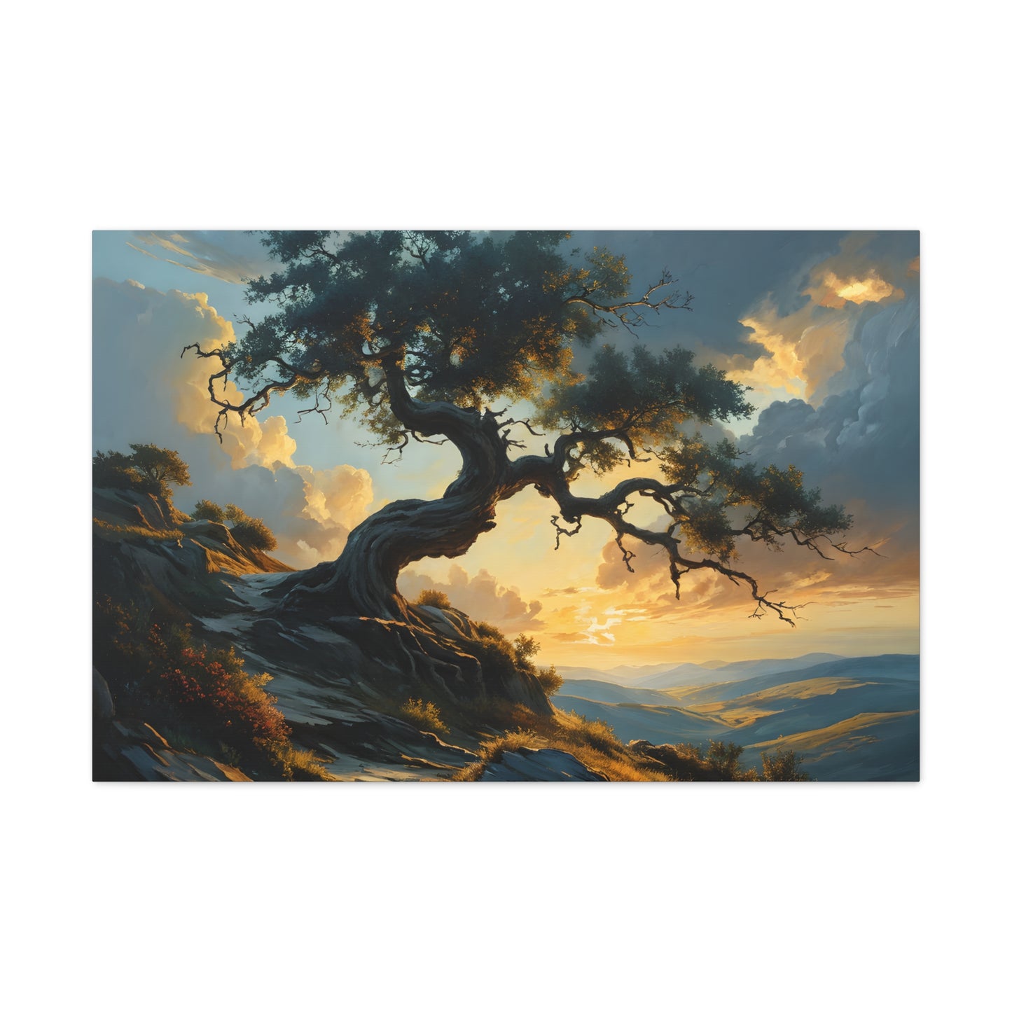 Peaceful Refuge: Classic Oil Painting Wall Décor