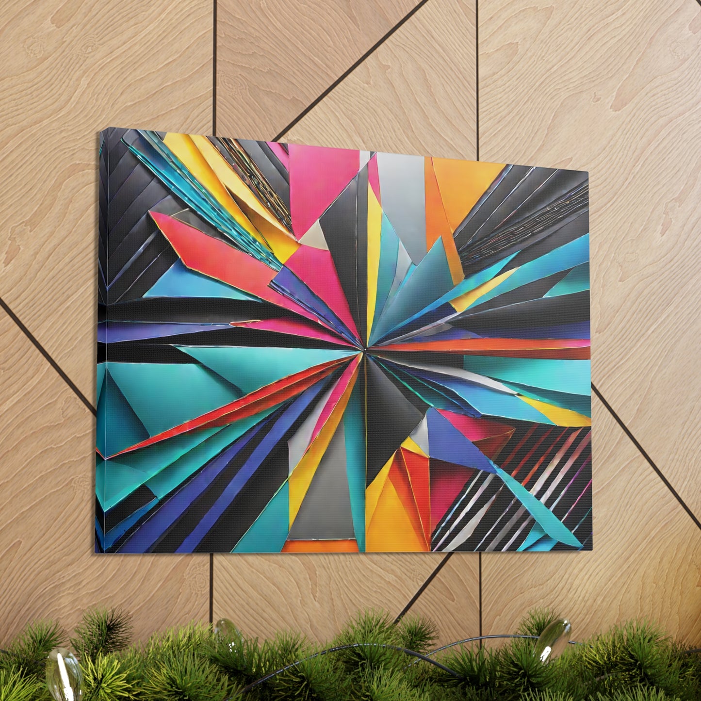 Prismatic Harmony: Abstract Wall Décor