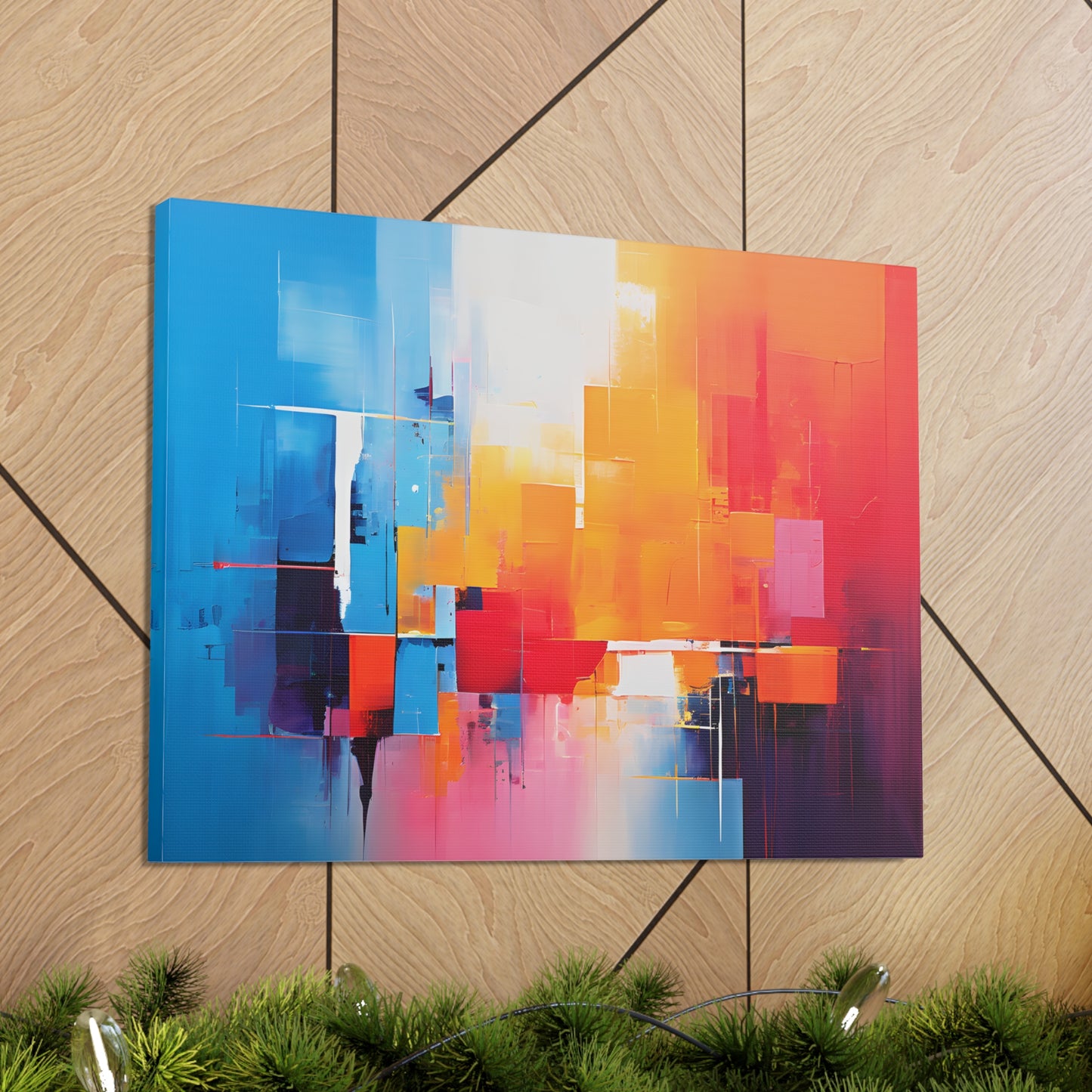 Spectrum Splash: Abstract Wall Décor