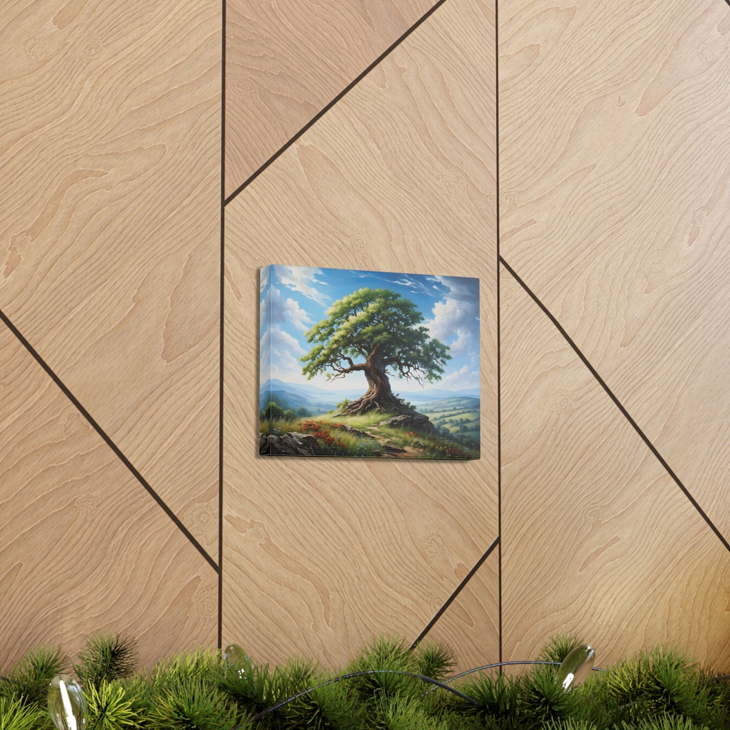 Woodland Peace: Classic Oil Painting Wall Décor