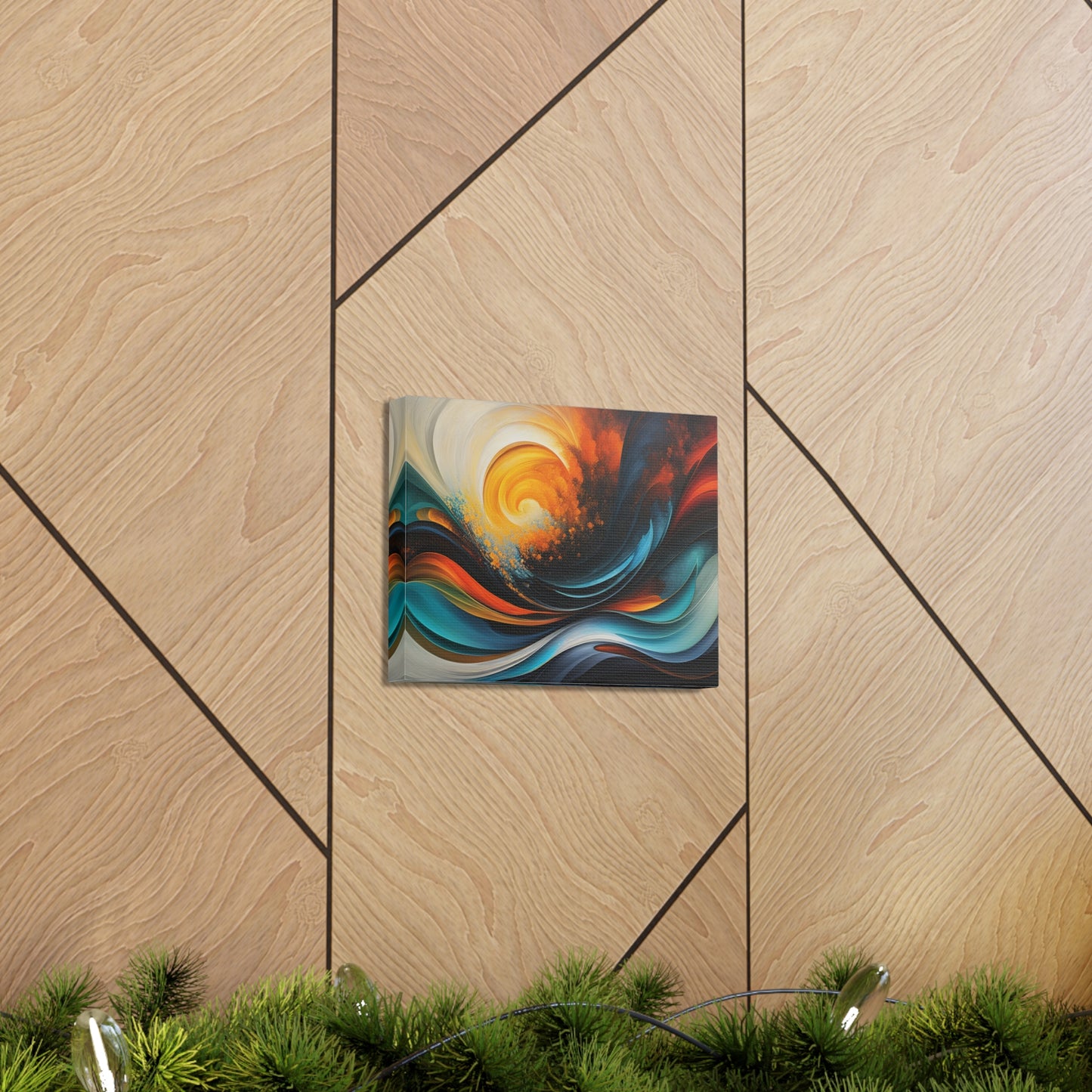 Starlit Spectrum: Abstract Wall Décor