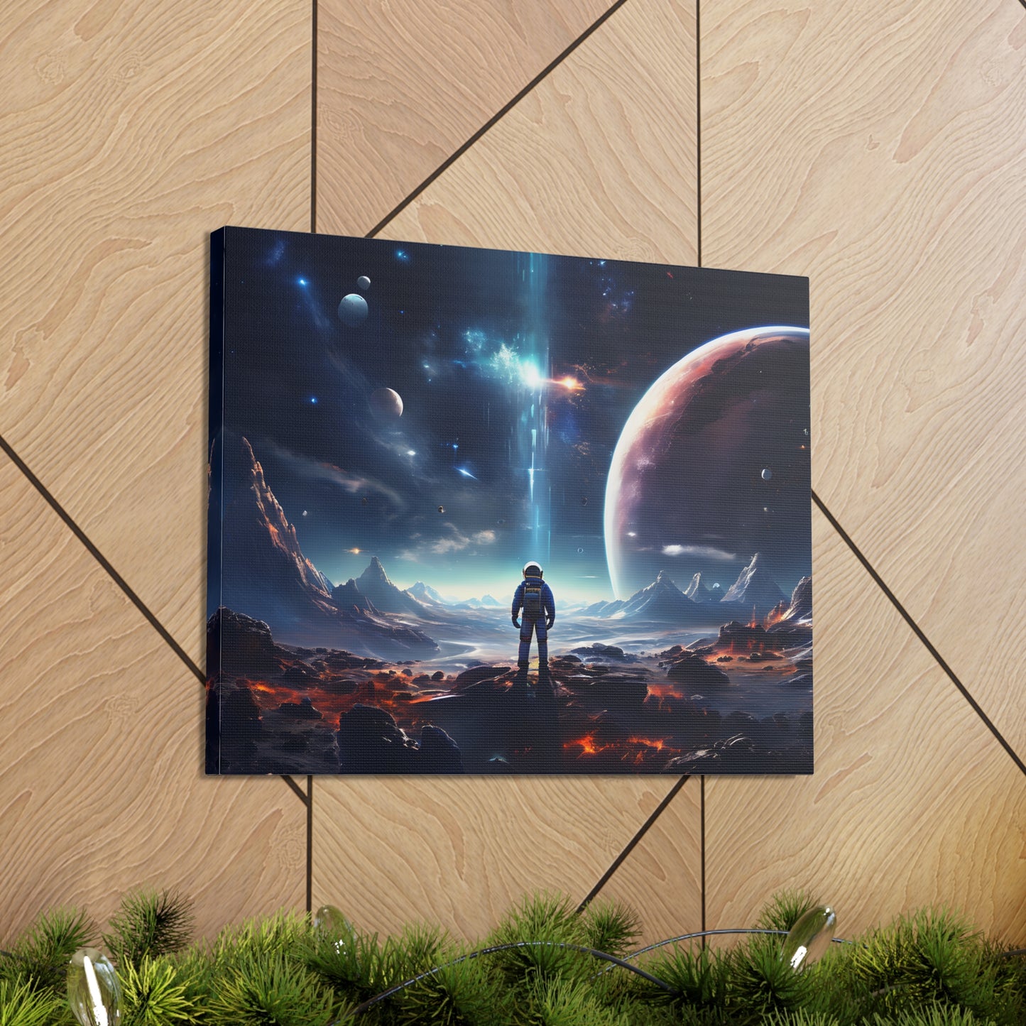 Astronaut's Journey: Space Wall Décor