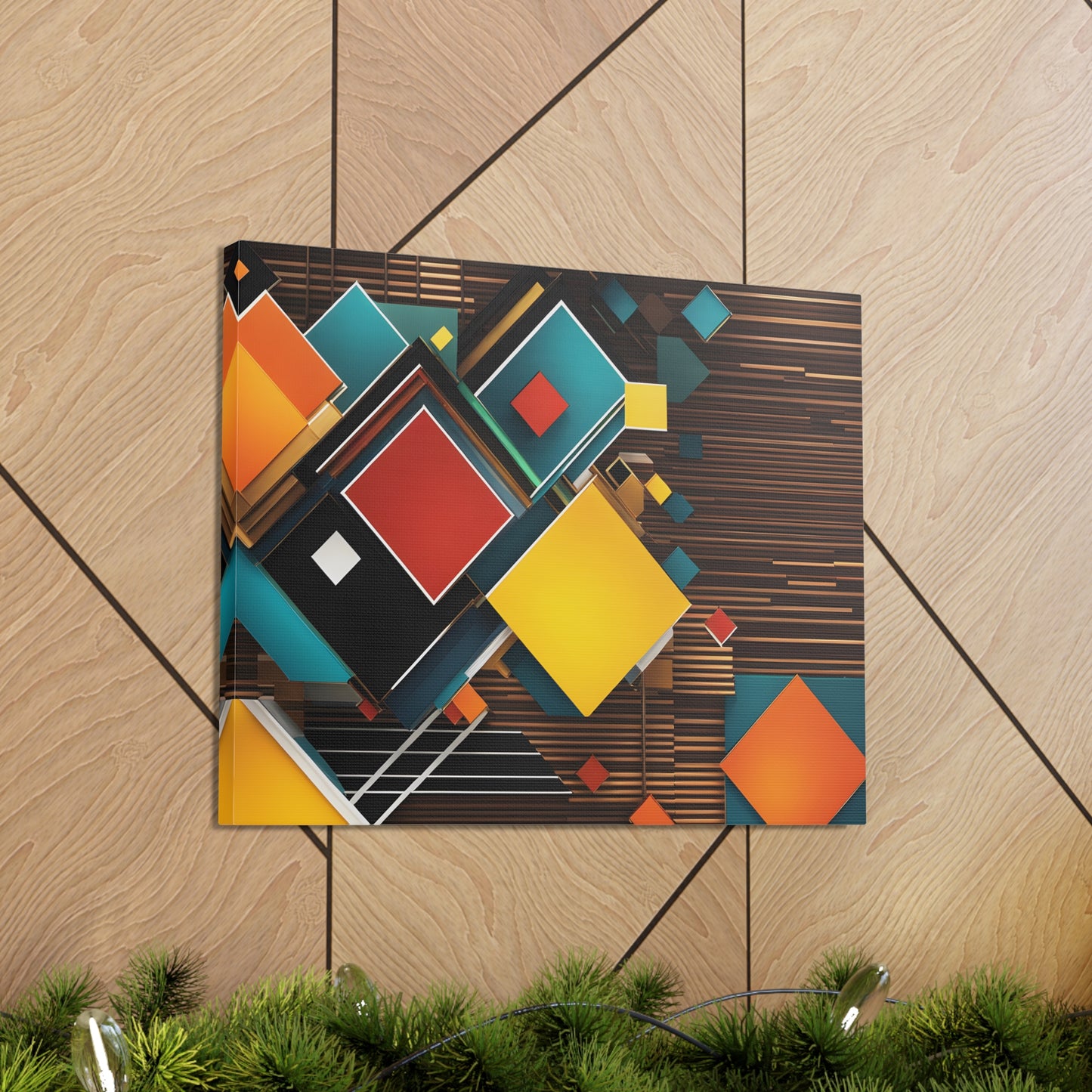 Prismatic Passages: Abstract Wall Décor