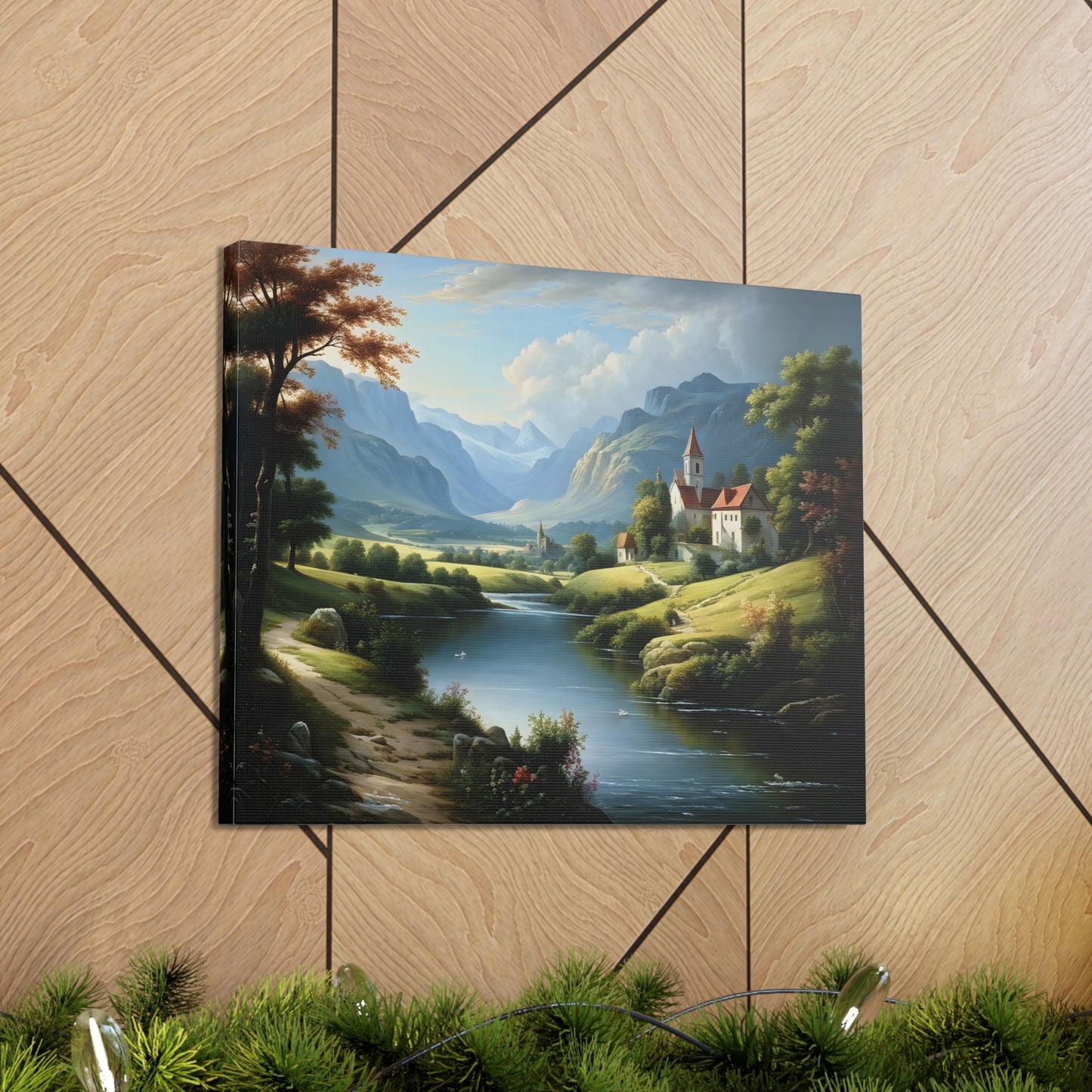 Endless Hills: Classic Oil Painting Wall Décor