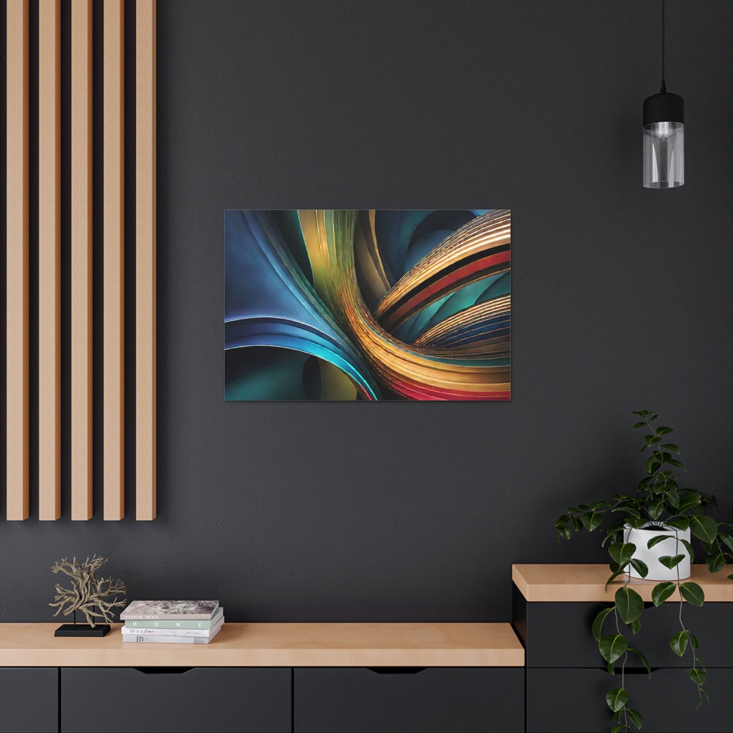 Celestial Maze: Abstract Wall Décor