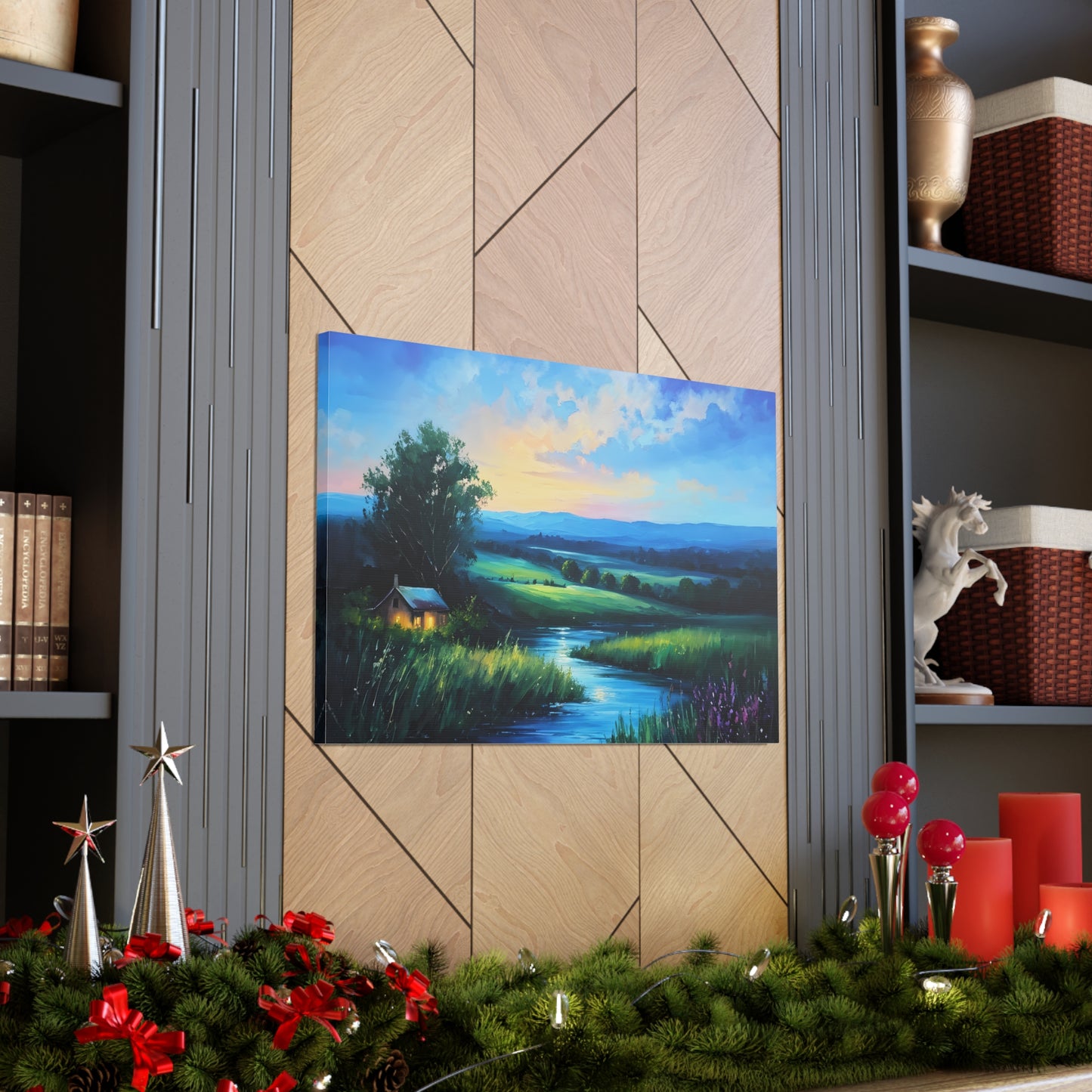 Tranquil Vista: Classic Oil Painting Wall Décor