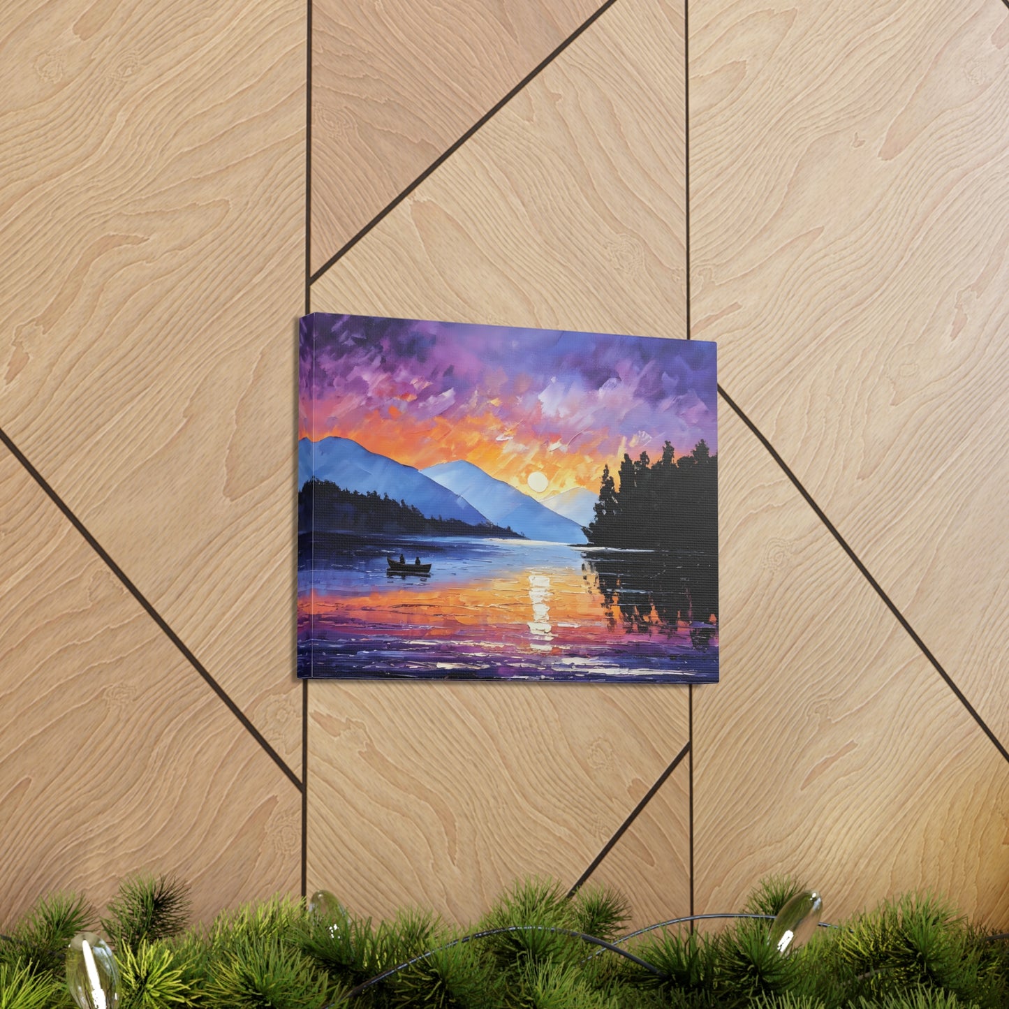 Wilderness Dawn: Classic Oil Painting Wall Décor