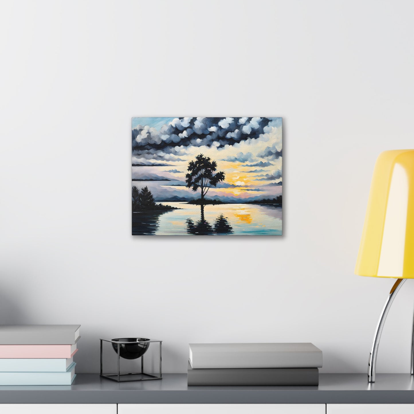 Coastal Glade: Classic Oil Painting Wall Décor