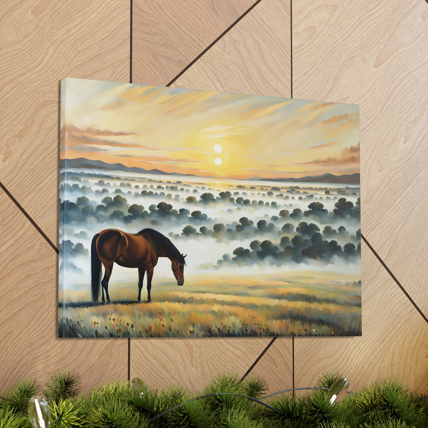 Radiant View: Classic Oil Painting Wall Décor