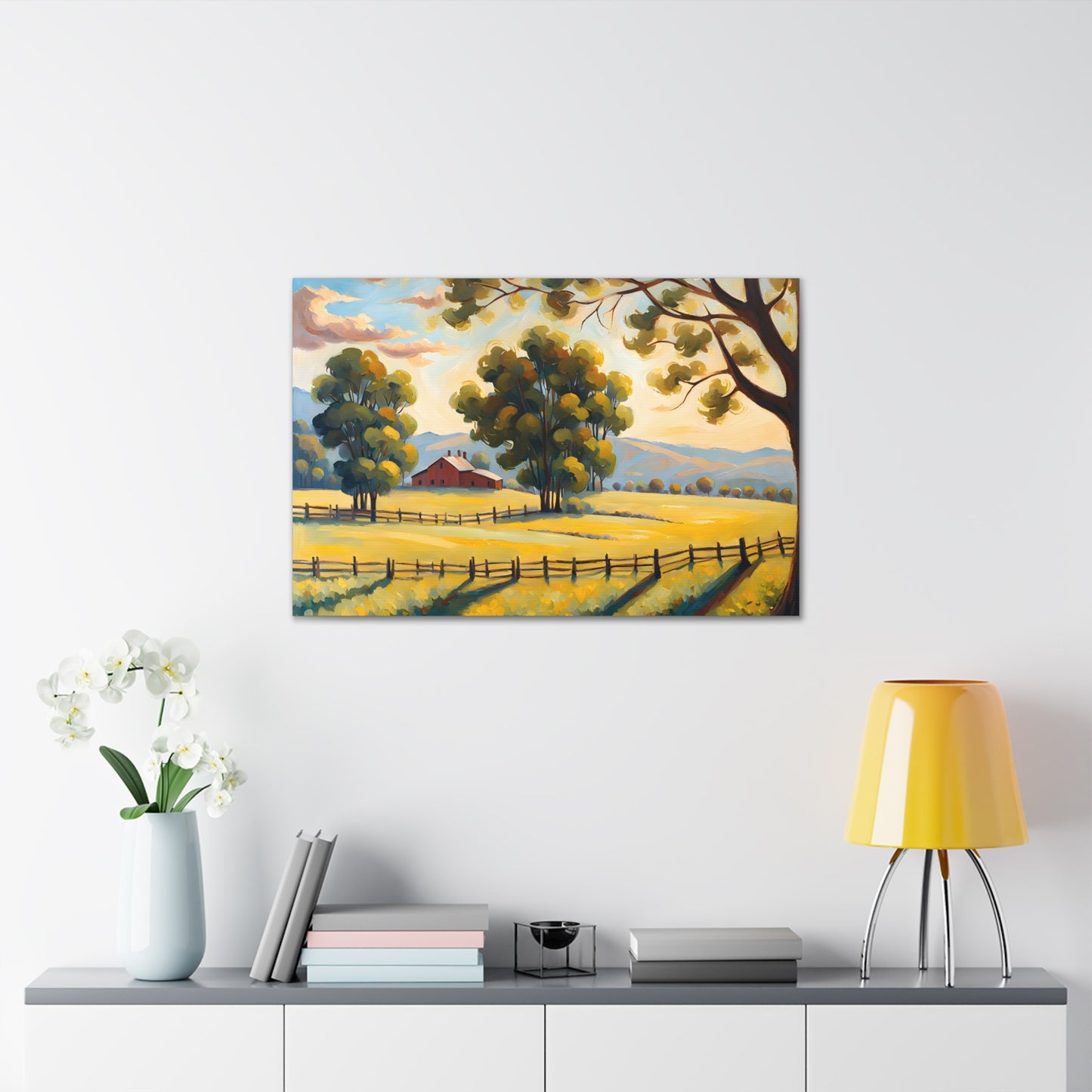 Lush Retreat: Classic Oil Painting Wall Décor