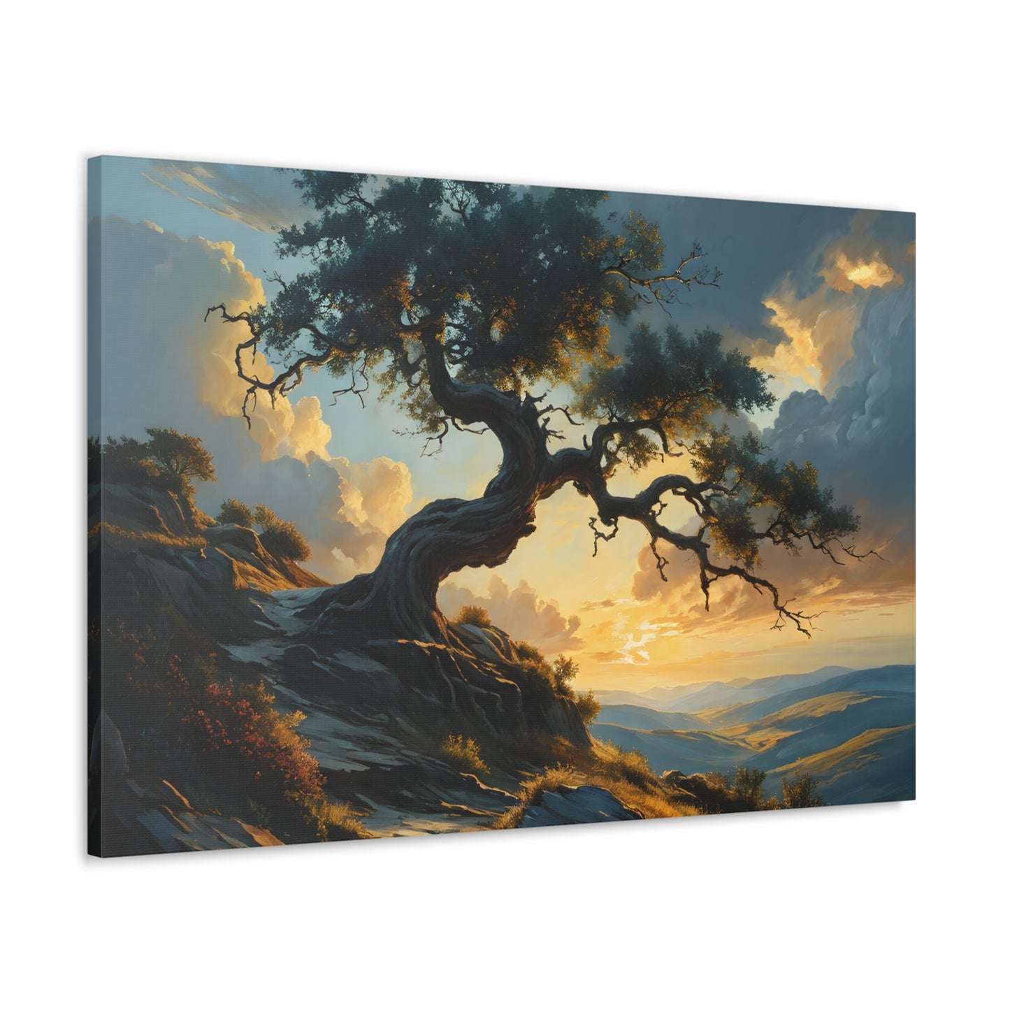 Peaceful Refuge: Classic Oil Painting Wall Décor