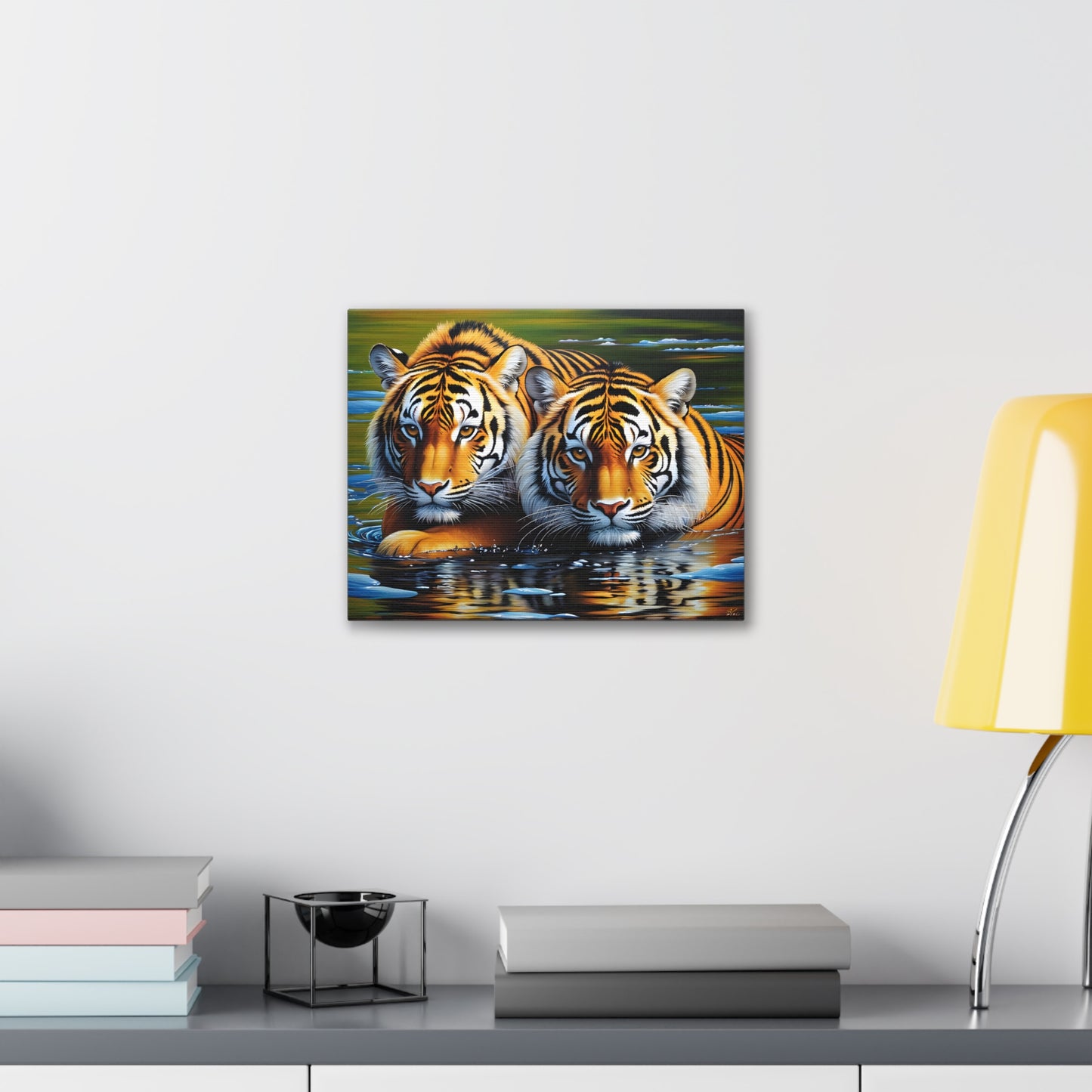 Golden Stripes: Animal Wall Décor