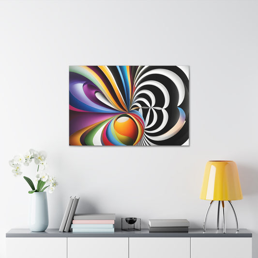 Eclipsed Serenity: Abstract Wall Décor