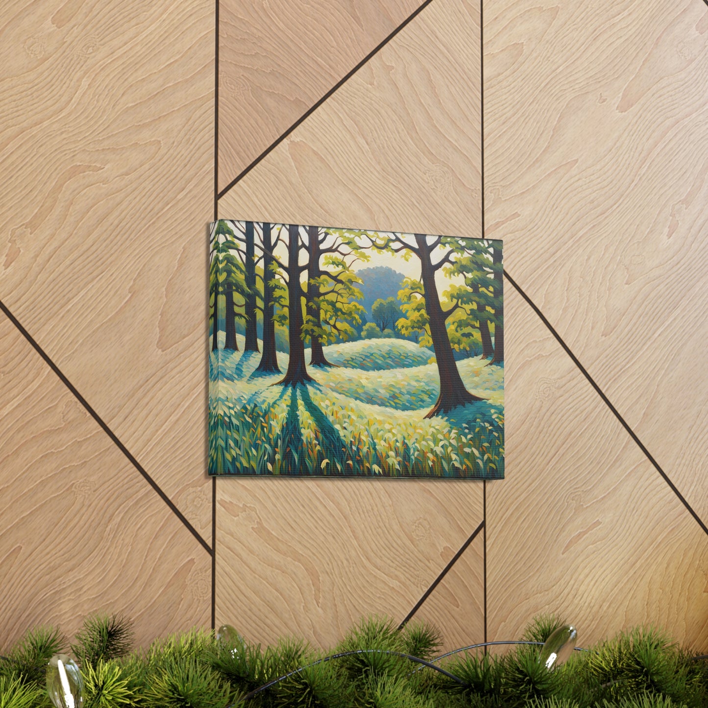 Forest Sanctuary: Classic Oil Painting Wall Décor