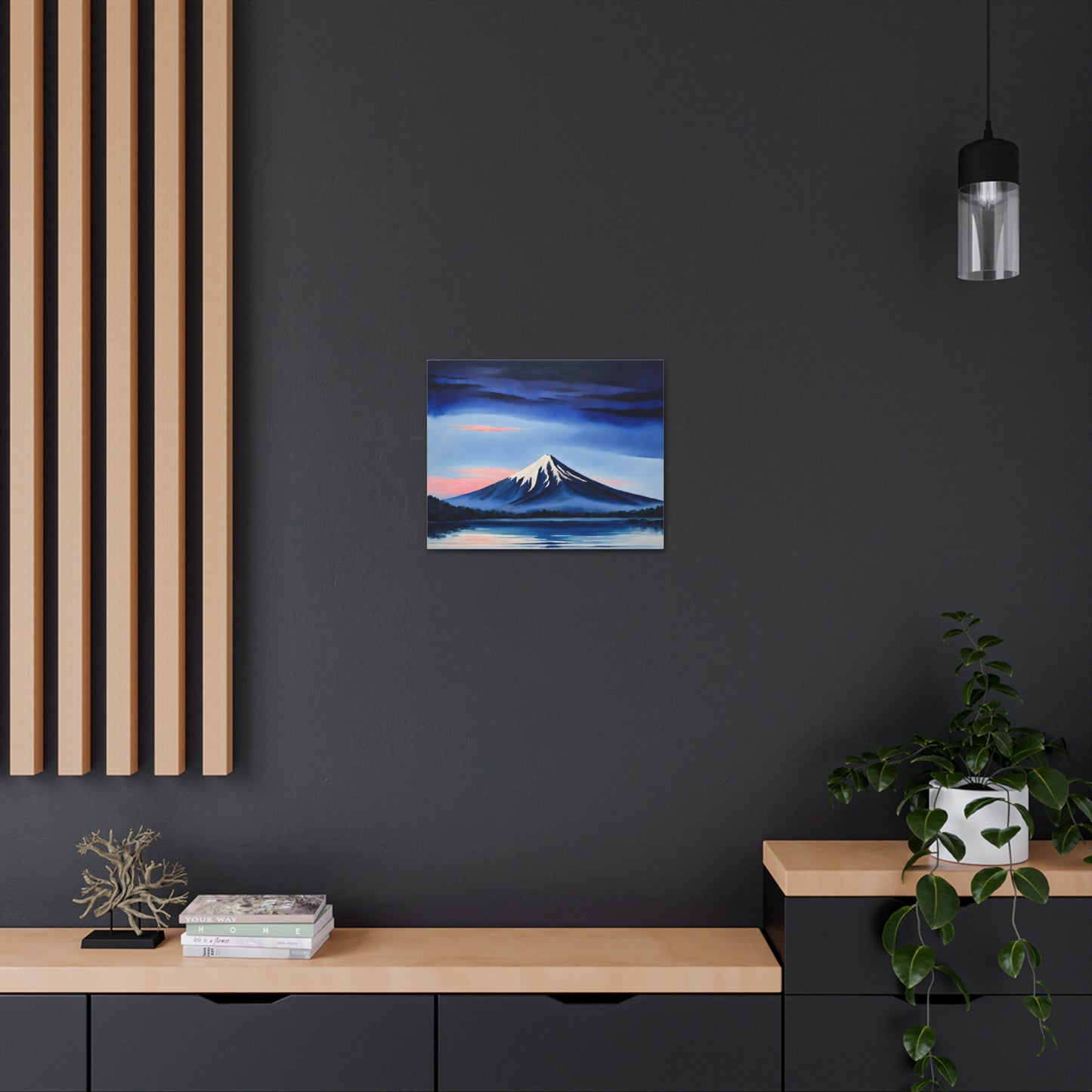 Mountain Stream: Classic Oil Painting Wall Décor