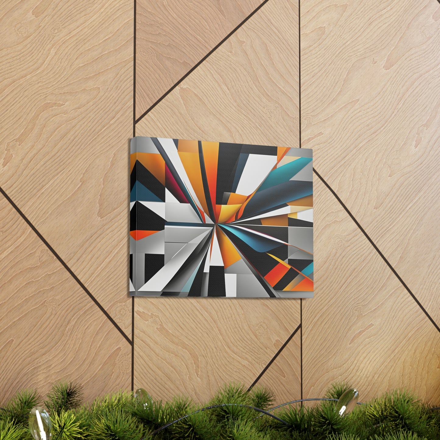 Prism Shadows: Abstract Wall Décor