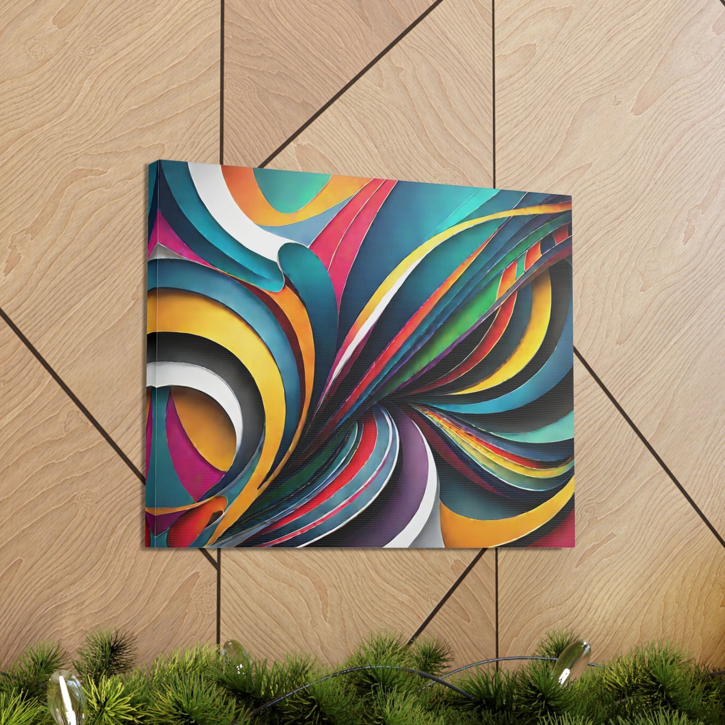 Mystical Cascade: Abstract Wall Décor