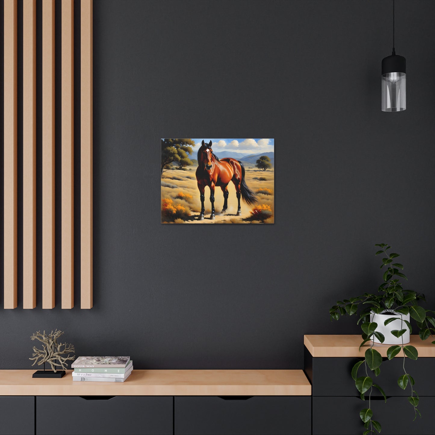 Serene Horse: Animal Wall Décor