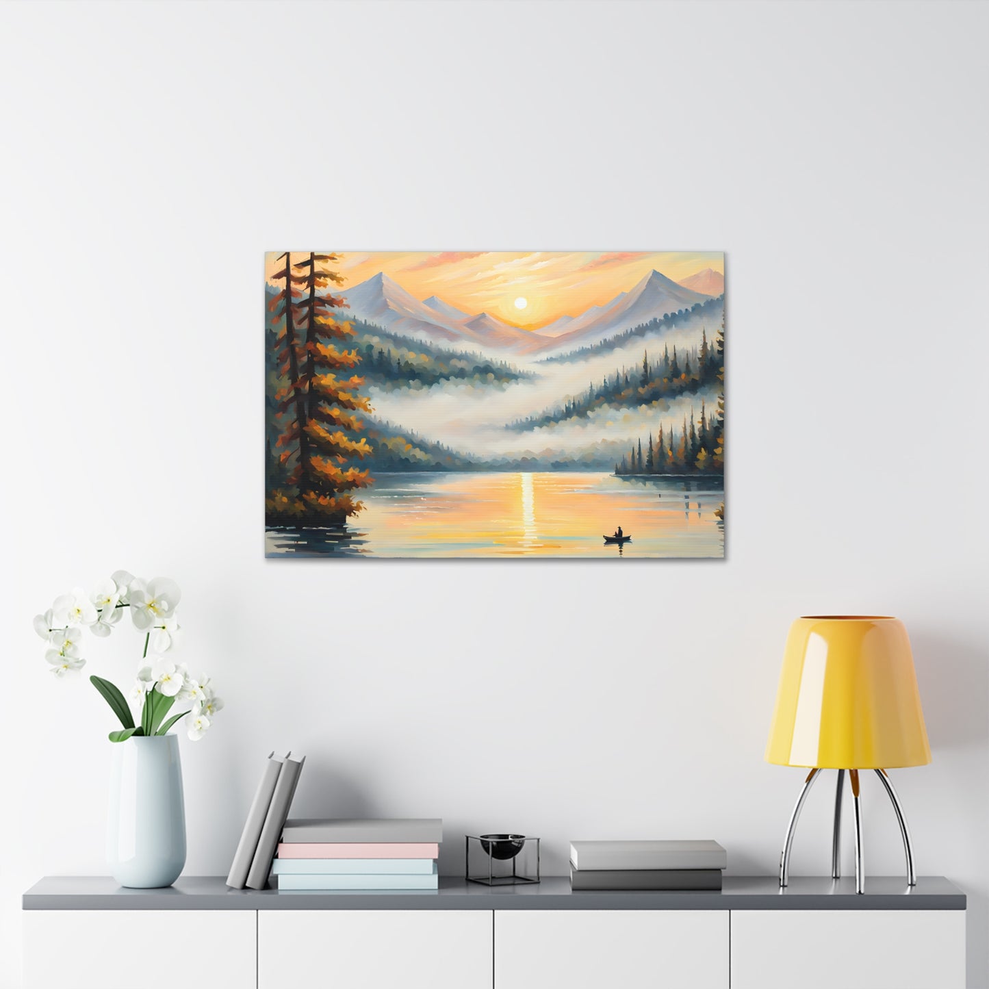 Enchanted Bay: Classic Oil Painting Wall Décor