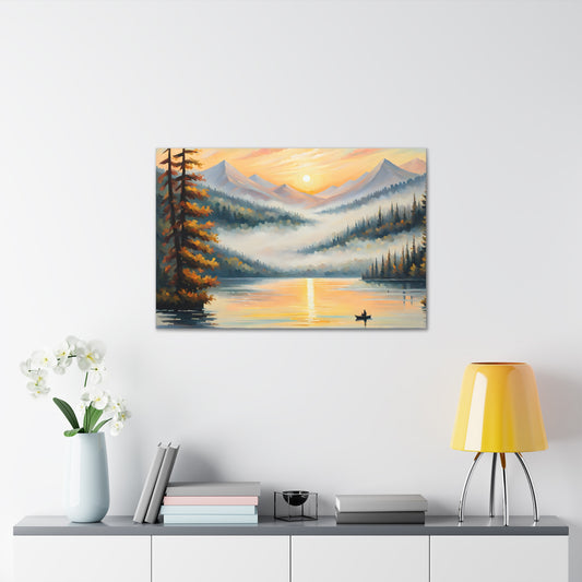 Enchanted Bay: Classic Oil Painting Wall Décor