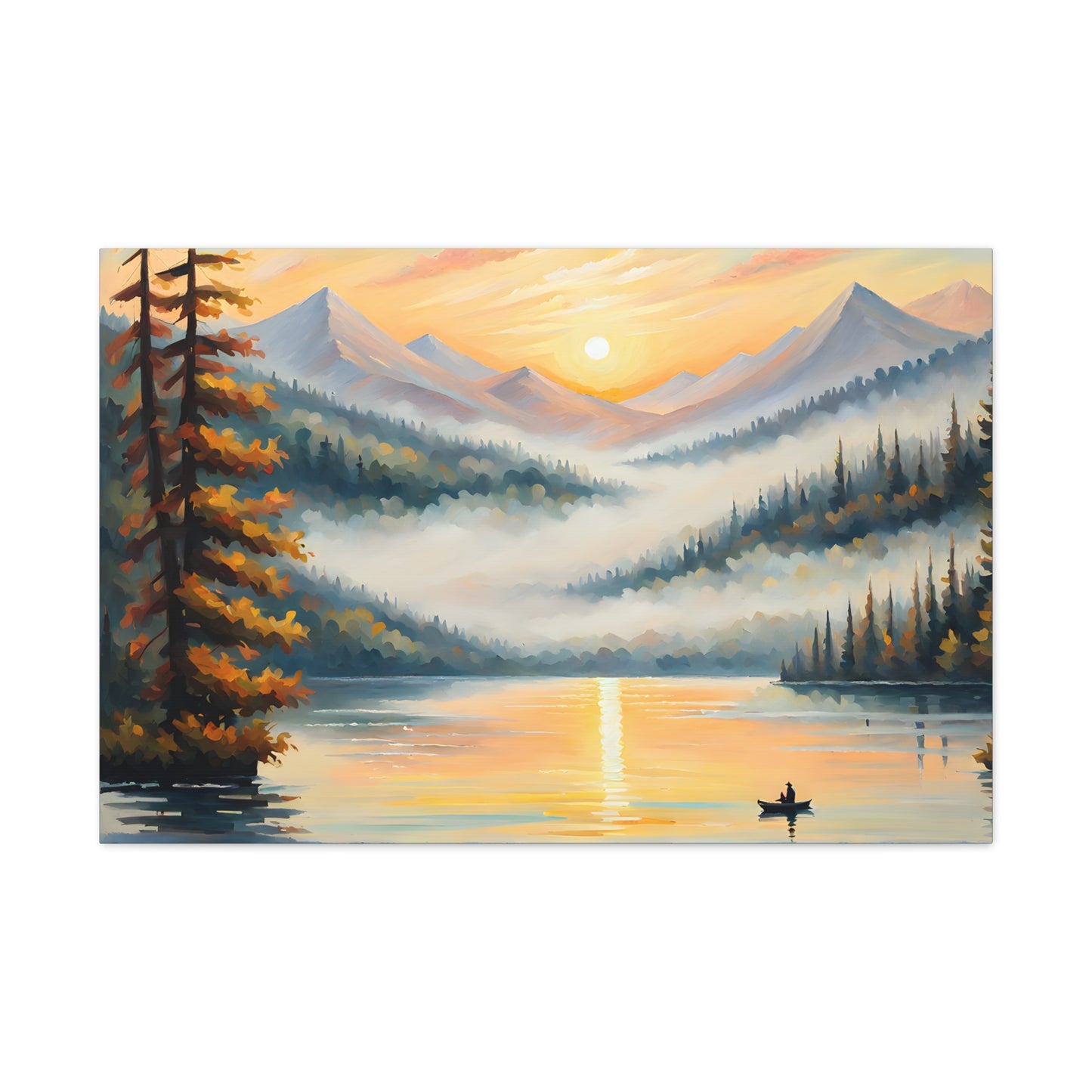 Enchanted Bay: Classic Oil Painting Wall Décor