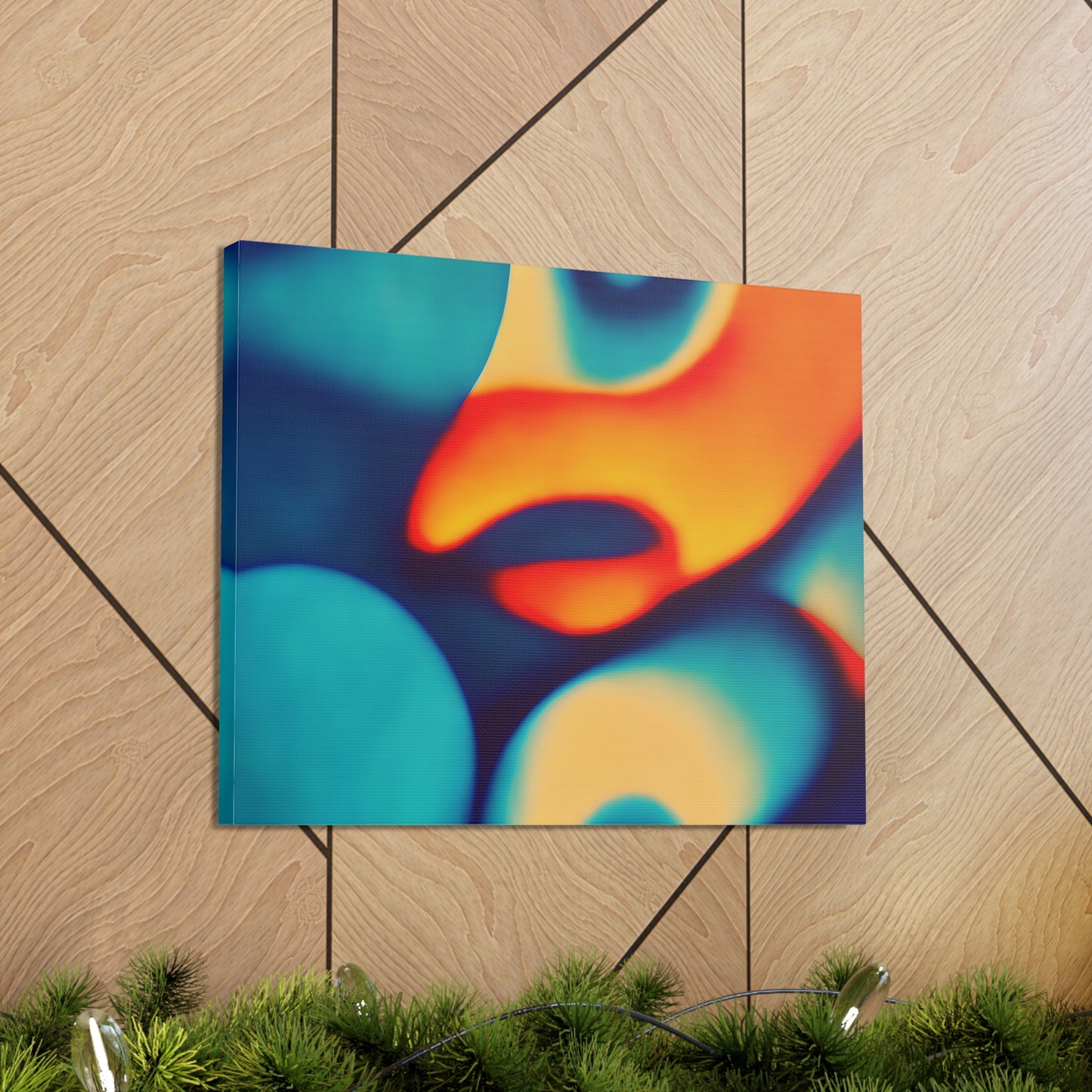 Radiant Bliss: Abstract Colors Wall Décor