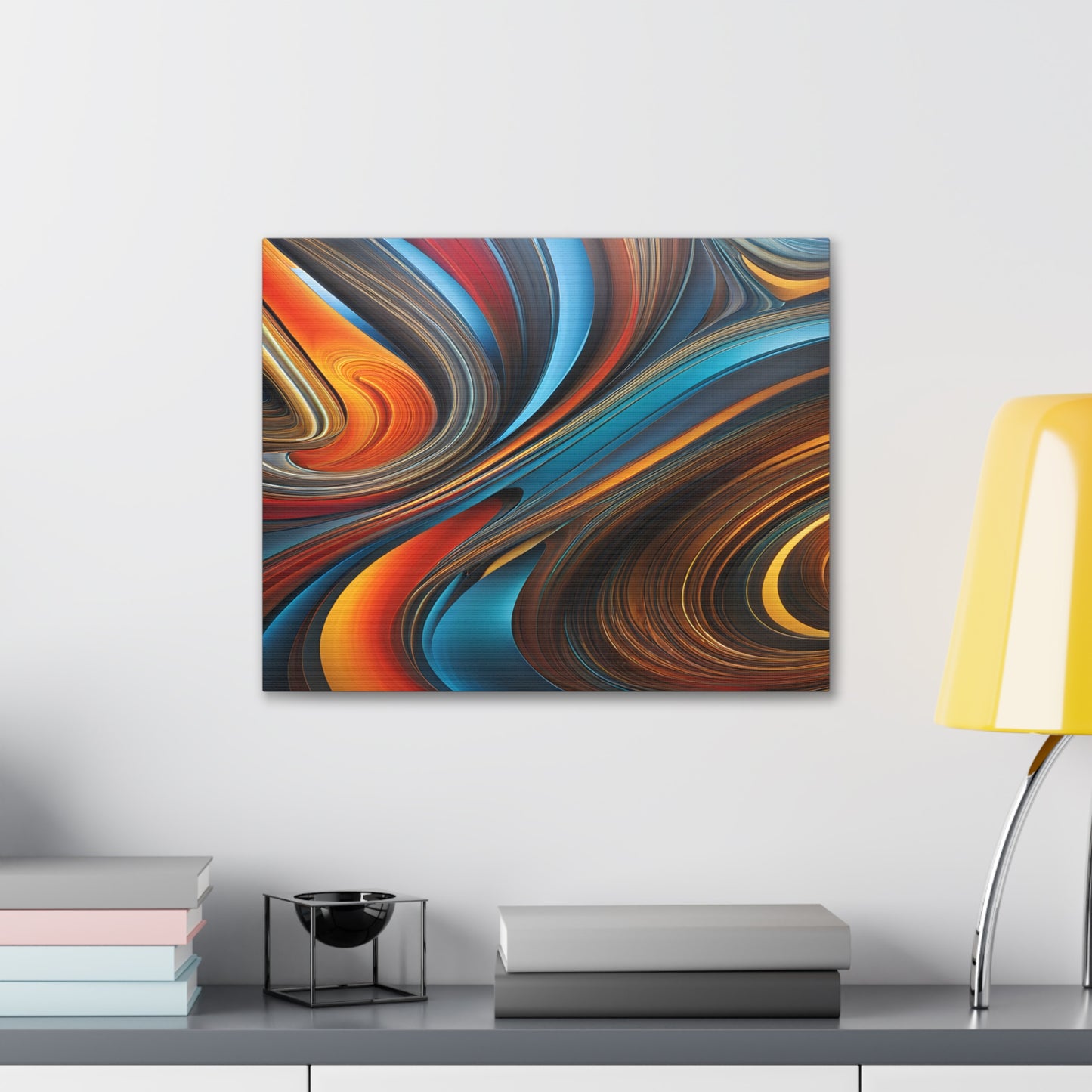 Enigmatic Waves: Abstract Wall Décor