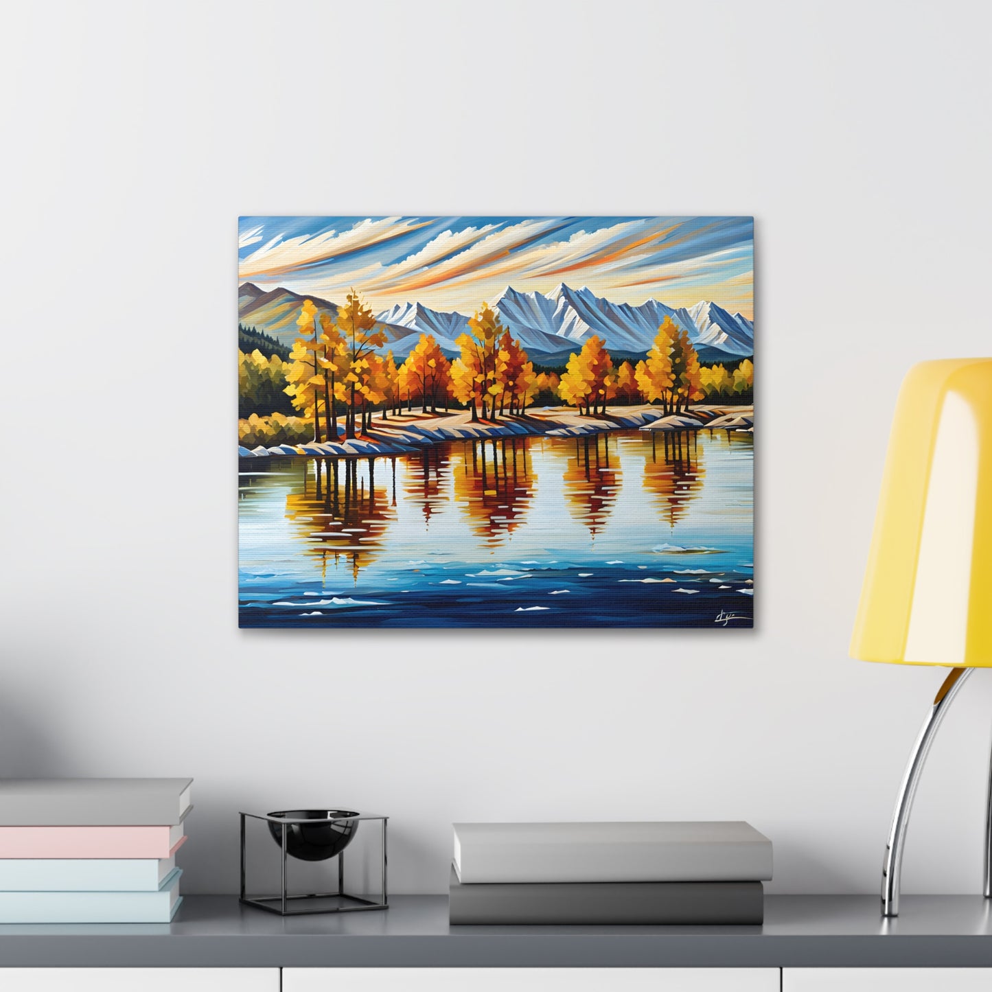 Bright Shoreline: Classic Oil Painting Wall Décor