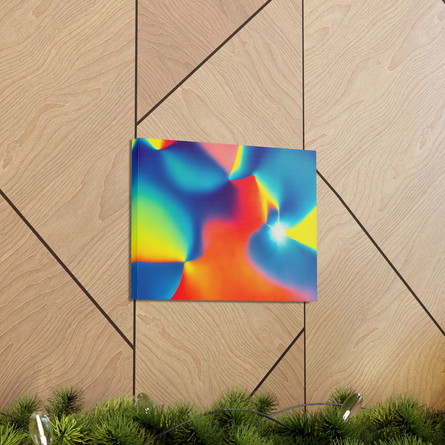 Vibrant Spectrum: Abstract Colors Wall Décor