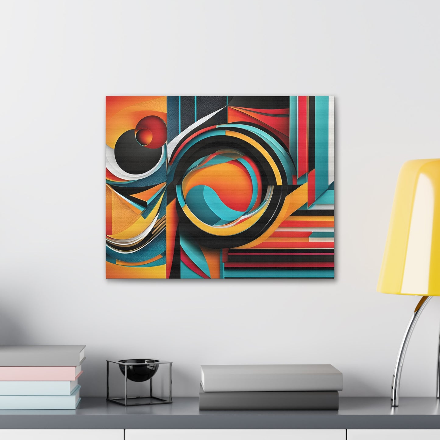 Chromatic Echo: Abstract Wall Décor