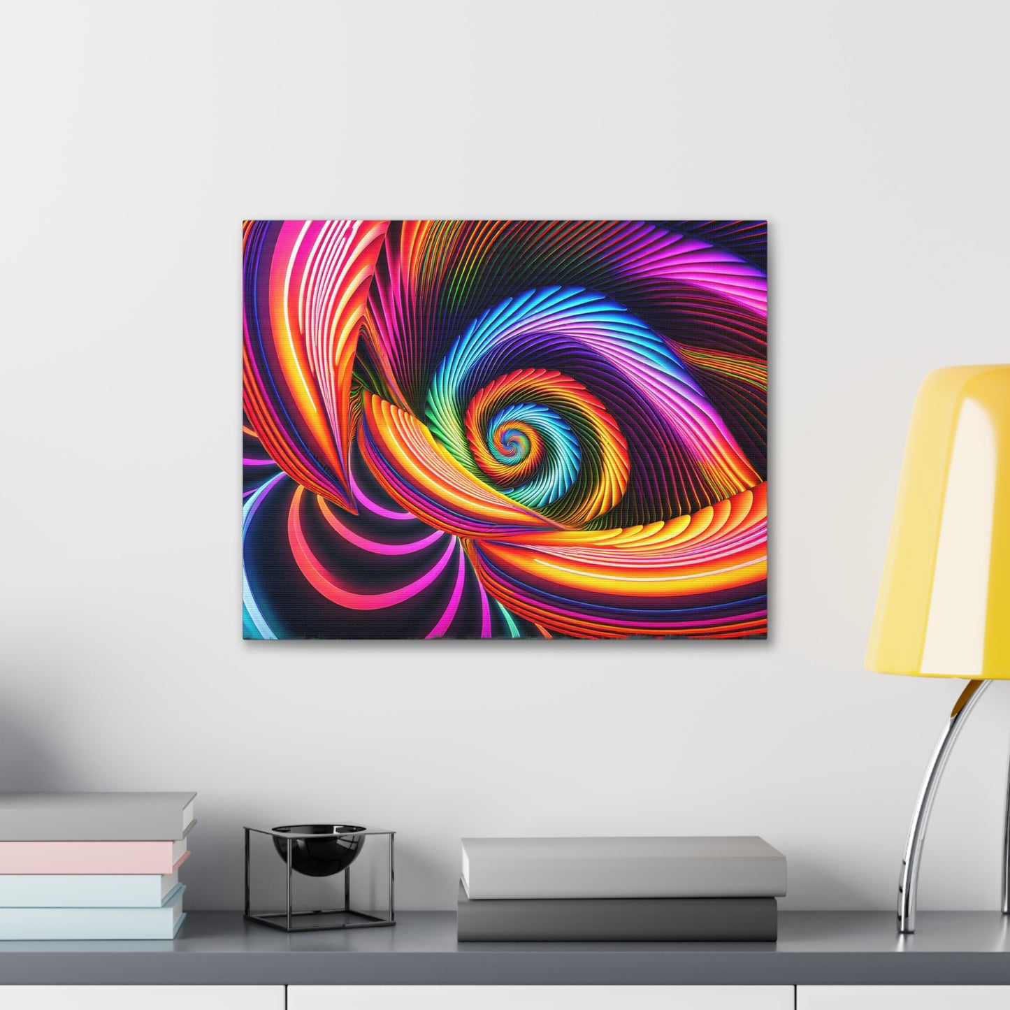 Neon Nebula: Psychedelic Wall Décor