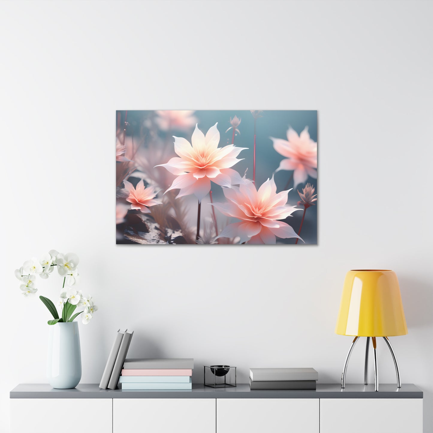 Blossoming Radiance: Floral Wall Décor