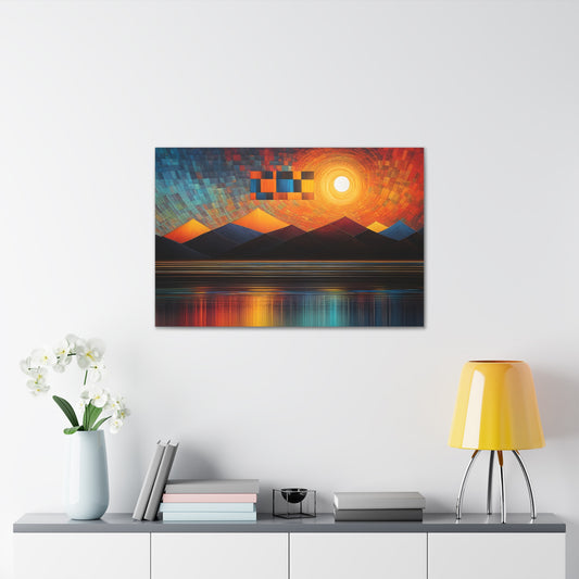 Radiant Reflections: Abstract Wall Décor